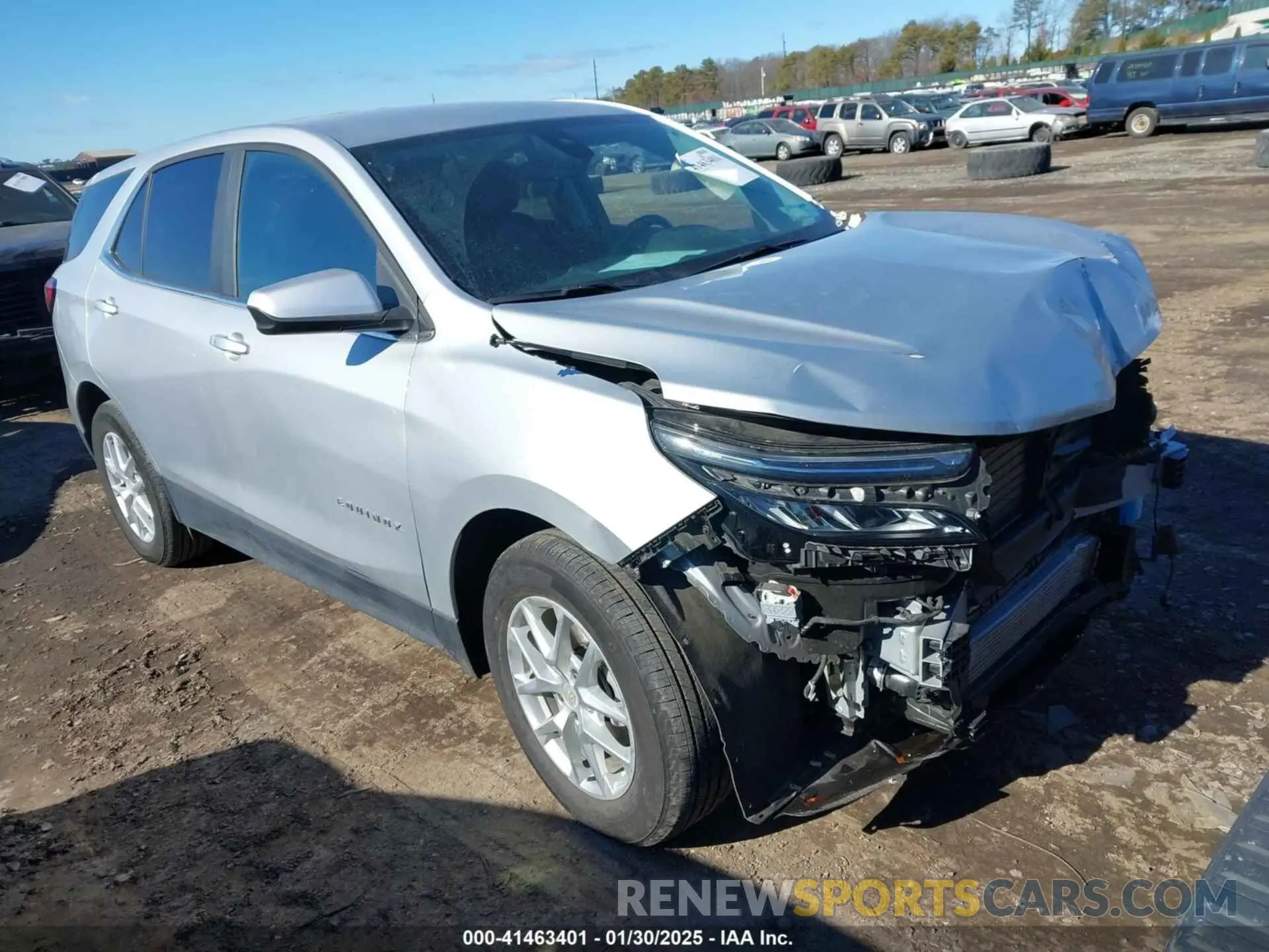 1 fotografías del automóvil dañado 3GNAXKEV8NL180586 CHEVROLET EQUINOX 2022