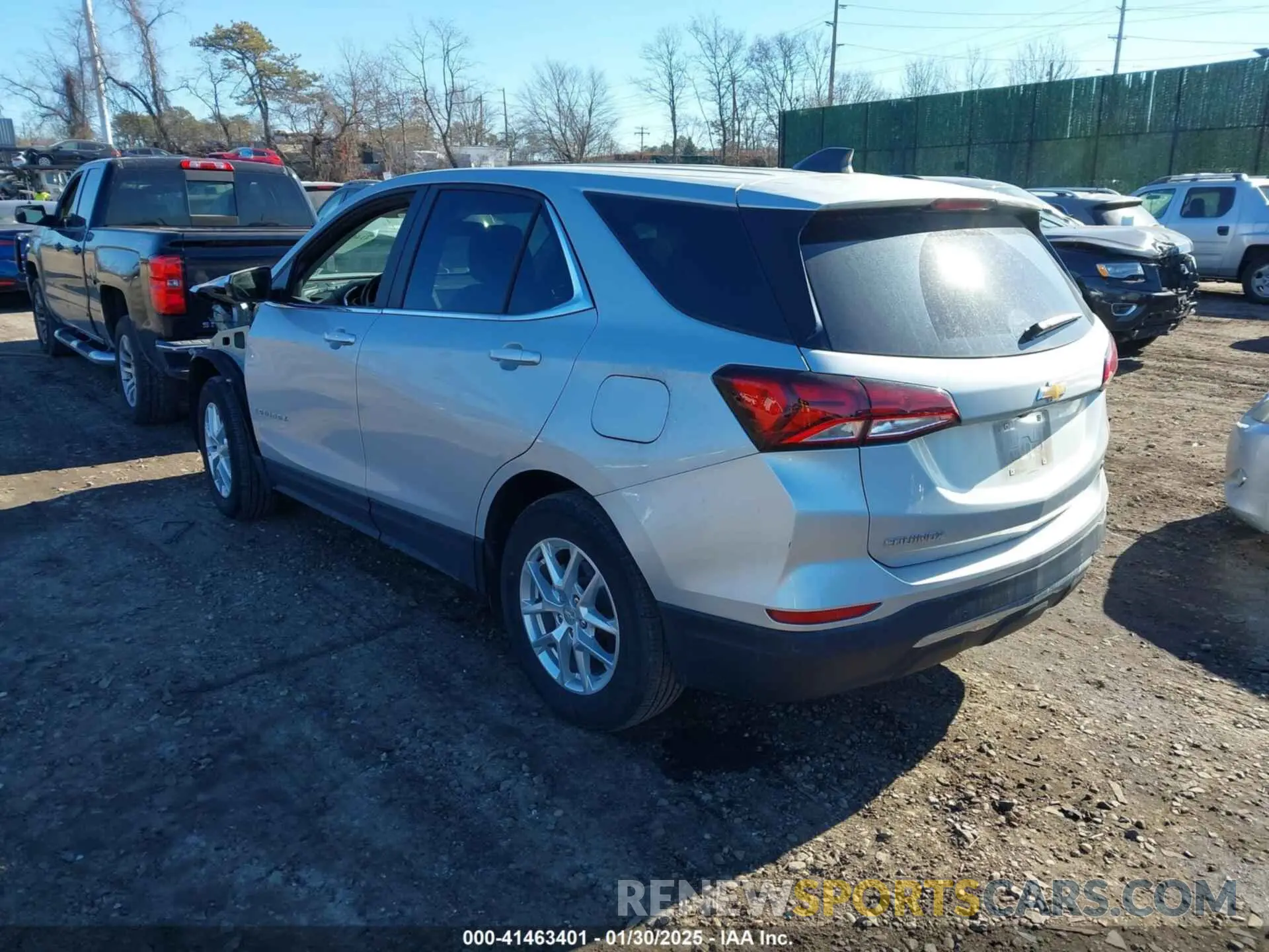 3 fotografías del automóvil dañado 3GNAXKEV8NL180586 CHEVROLET EQUINOX 2022