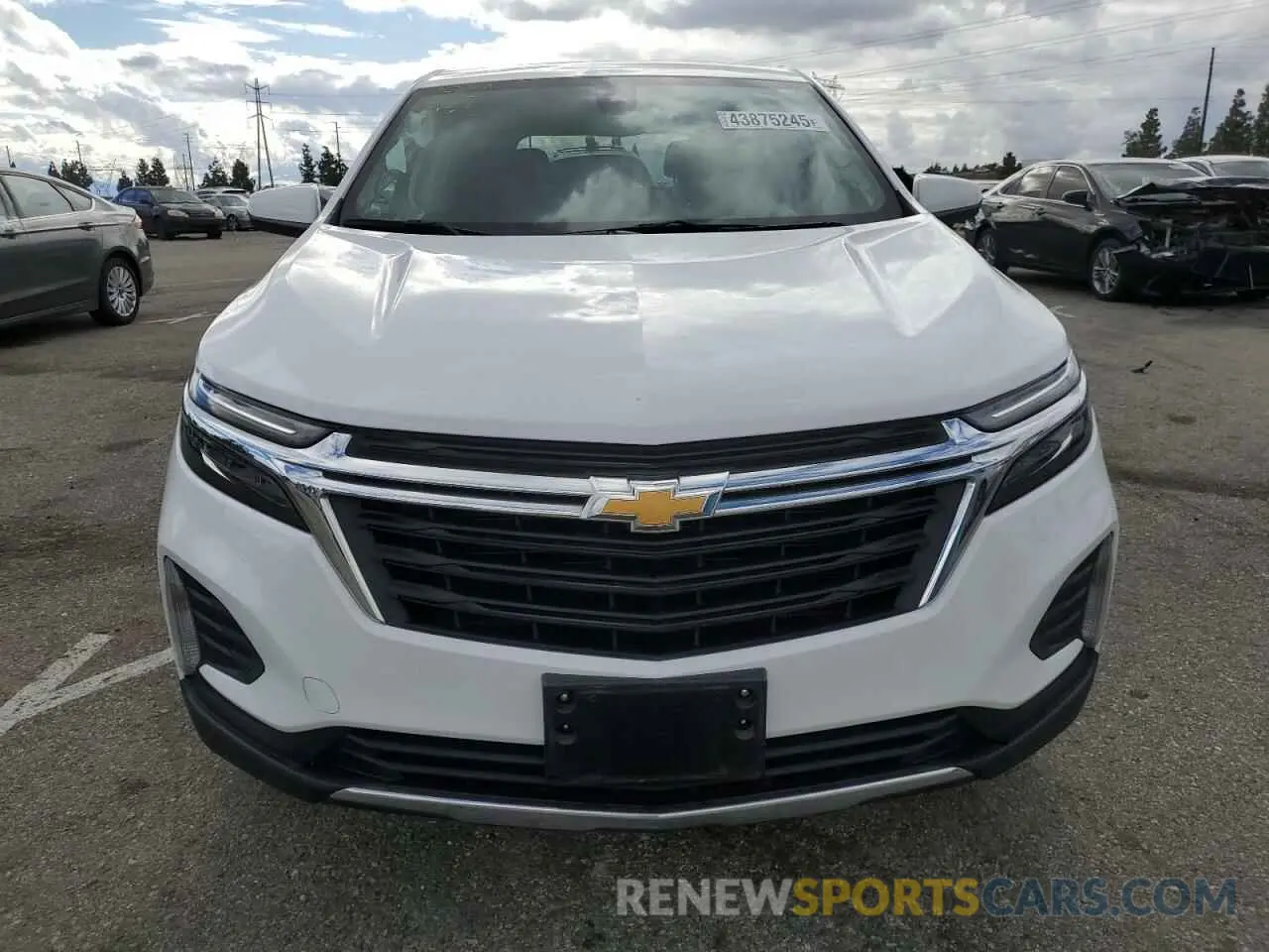 5 fotografías del automóvil dañado 3GNAXKEV8NL195184 CHEVROLET EQUINOX 2022