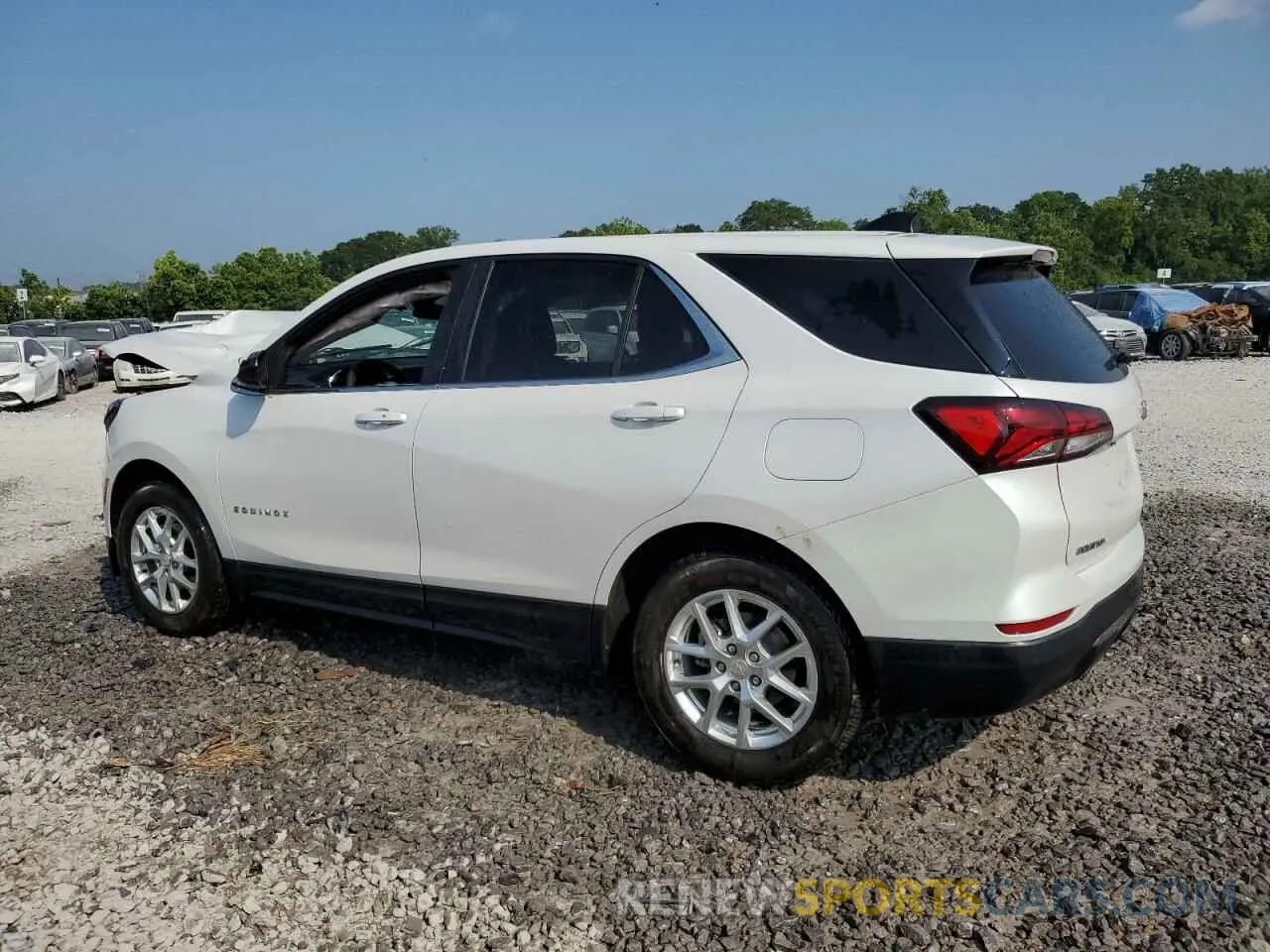 2 fotografías del automóvil dañado 3GNAXKEV8NL246585 CHEVROLET EQUINOX 2022