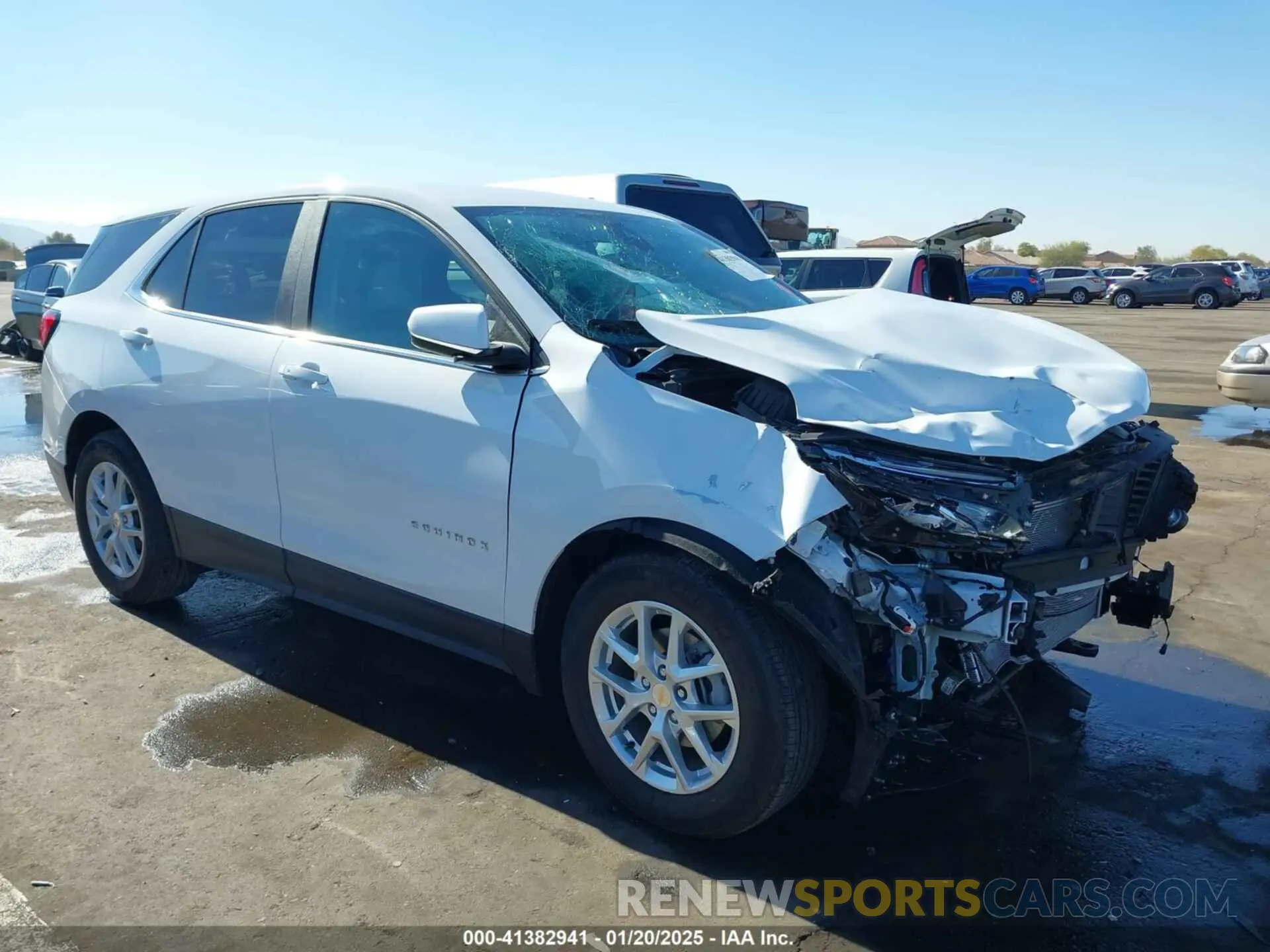 1 fotografías del automóvil dañado 3GNAXKEV8NL267551 CHEVROLET EQUINOX 2022