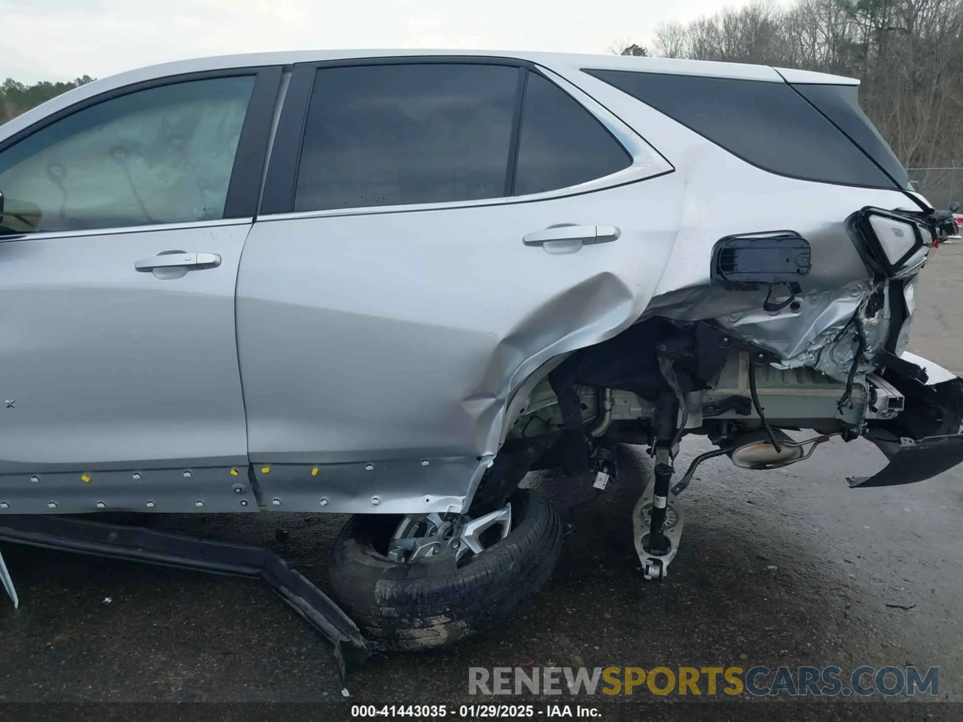6 fotografías del automóvil dañado 3GNAXKEV8NS174437 CHEVROLET EQUINOX 2022