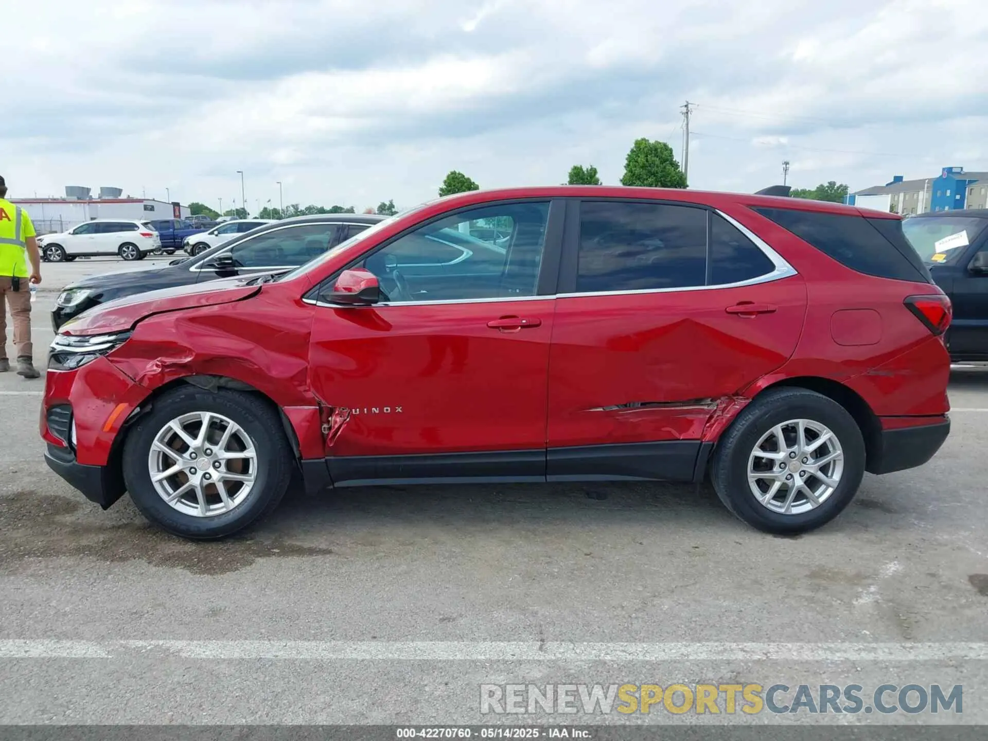 14 fotografías del automóvil dañado 3GNAXKEV8NS179184 CHEVROLET EQUINOX 2022