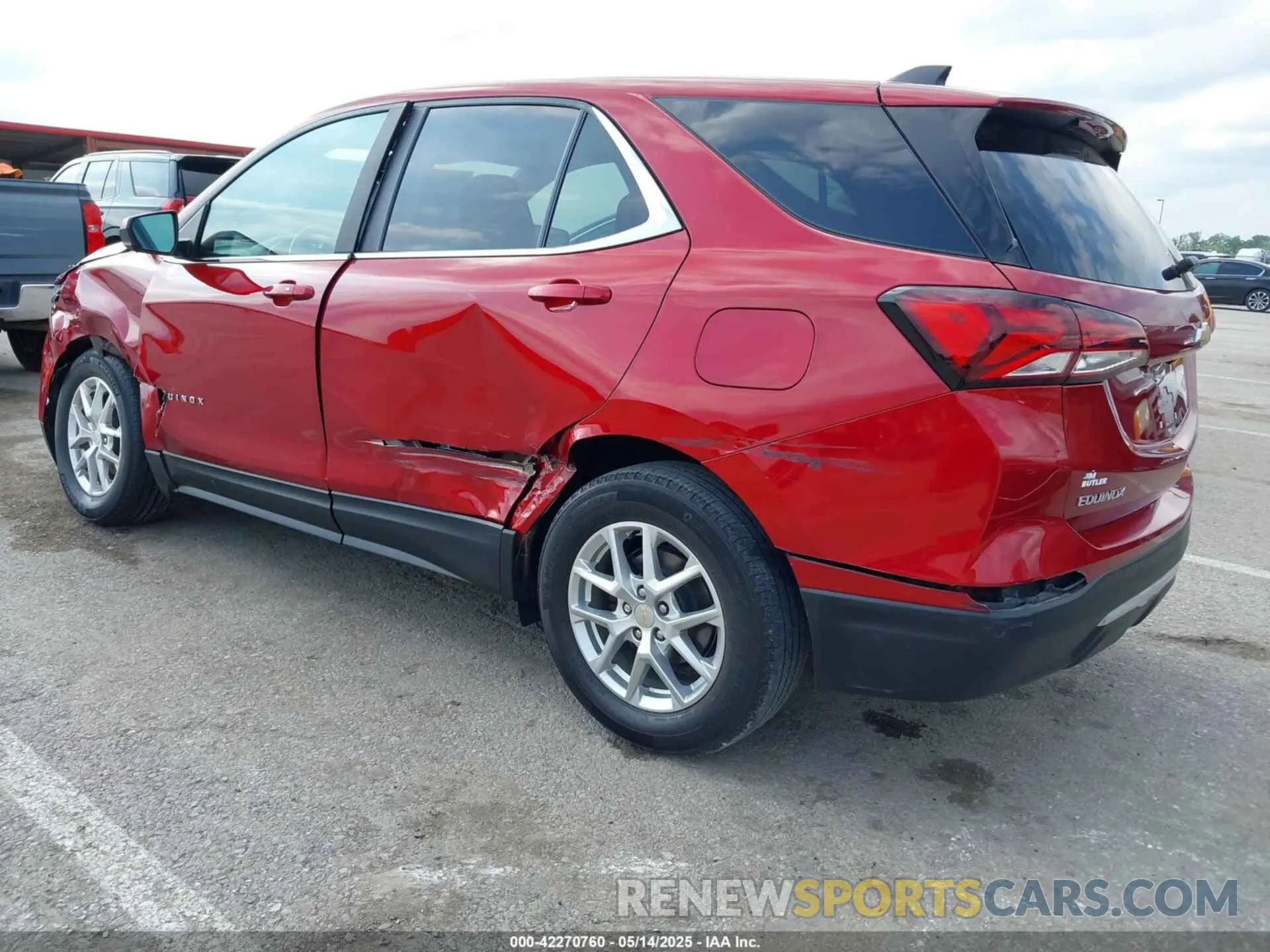 3 fotografías del automóvil dañado 3GNAXKEV8NS179184 CHEVROLET EQUINOX 2022