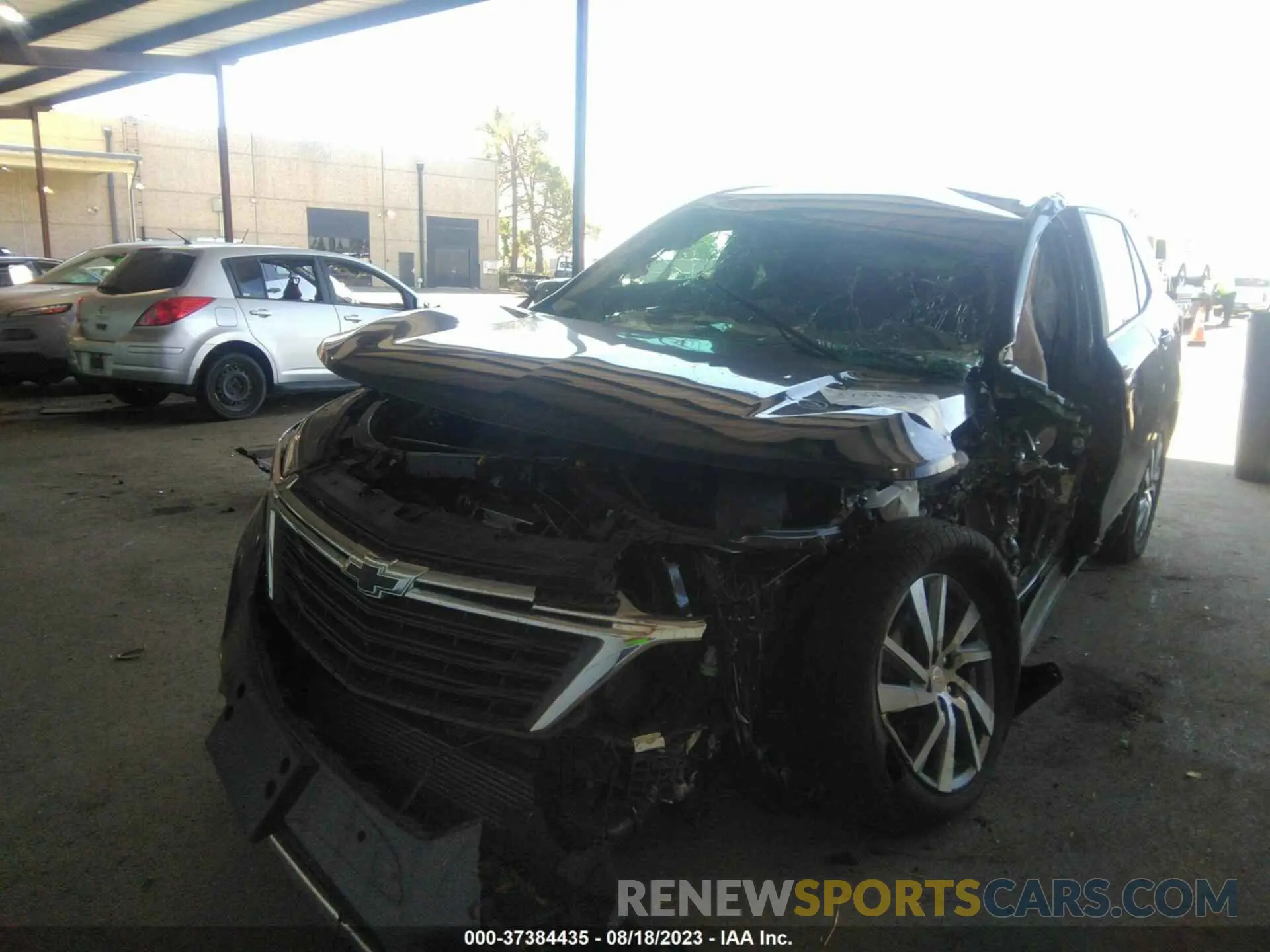 6 fotografías del automóvil dañado 3GNAXKEV9NL204149 CHEVROLET EQUINOX 2022