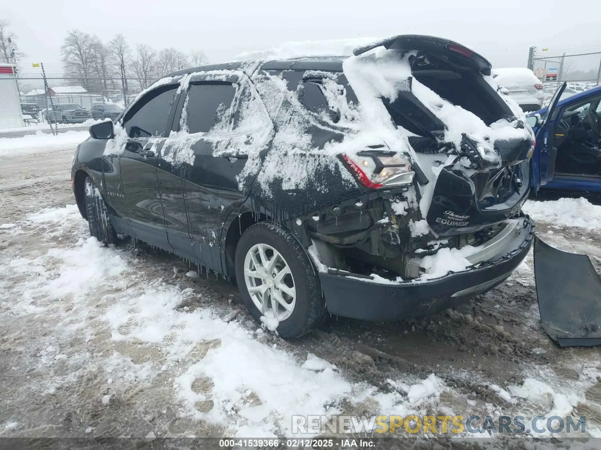 3 fotografías del automóvil dañado 3GNAXKEV9NL209447 CHEVROLET EQUINOX 2022