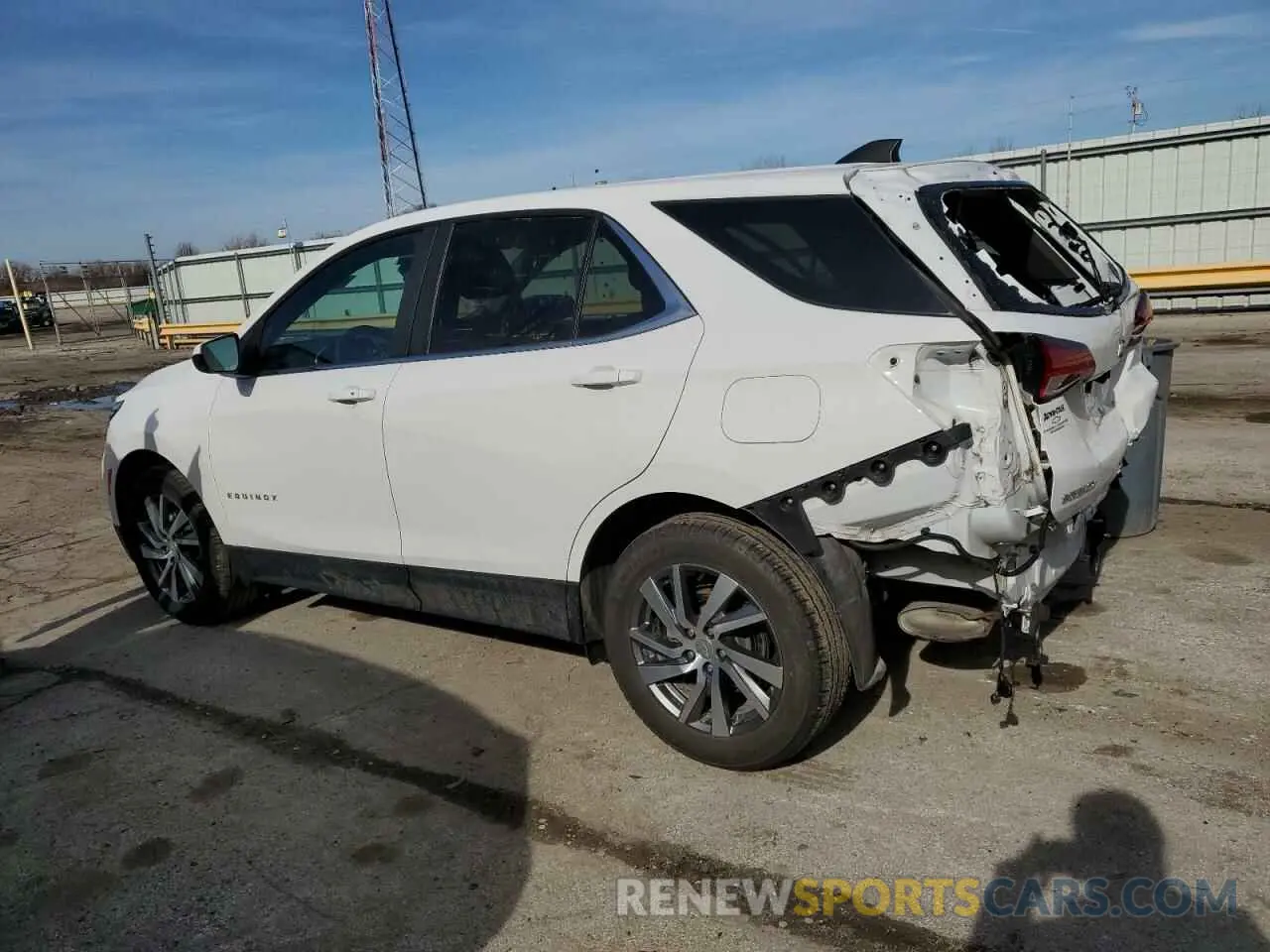 2 fotografías del automóvil dañado 3GNAXKEV9NL210453 CHEVROLET EQUINOX 2022
