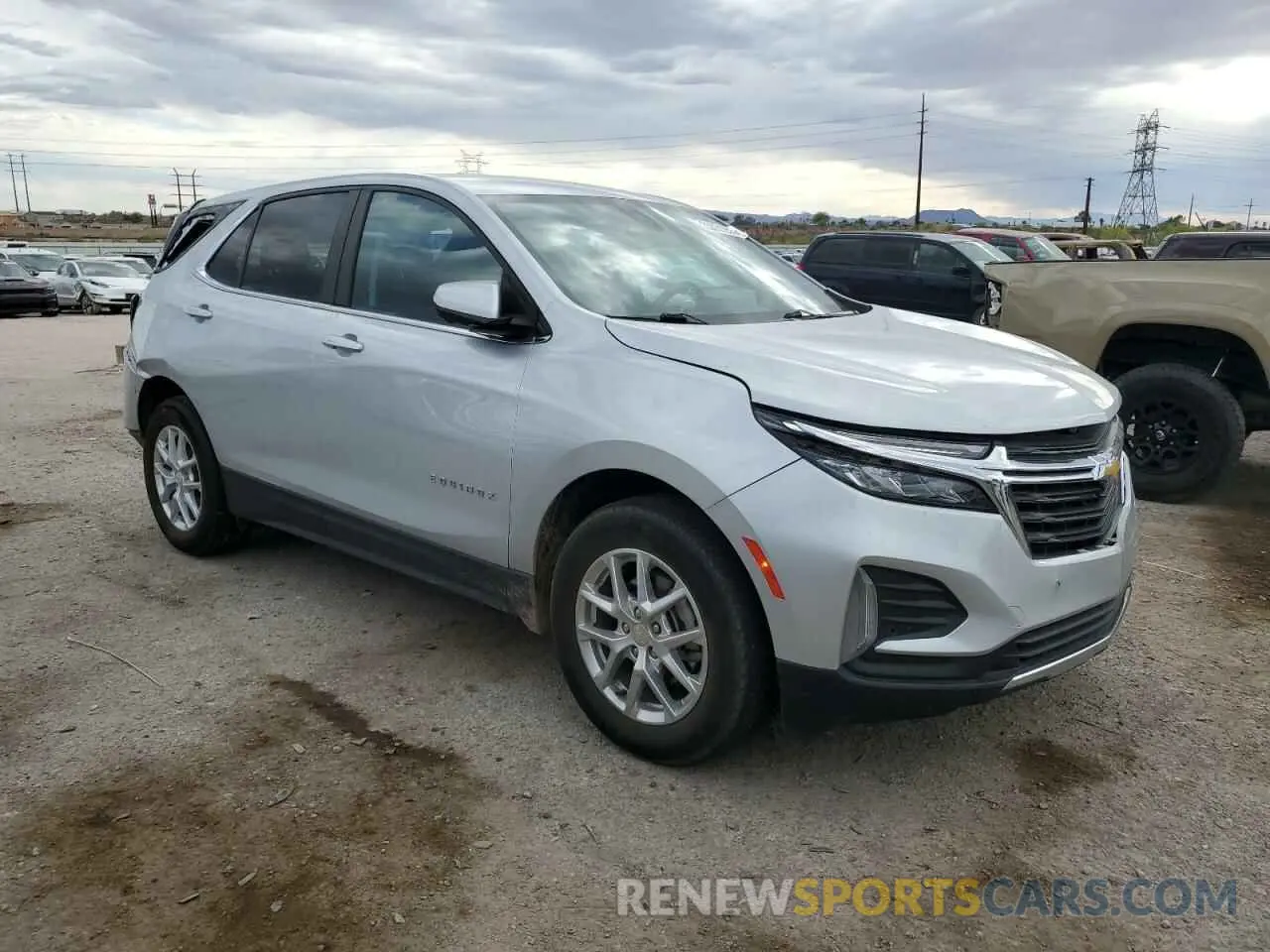 4 fotografías del automóvil dañado 3GNAXKEV9NL235630 CHEVROLET EQUINOX 2022