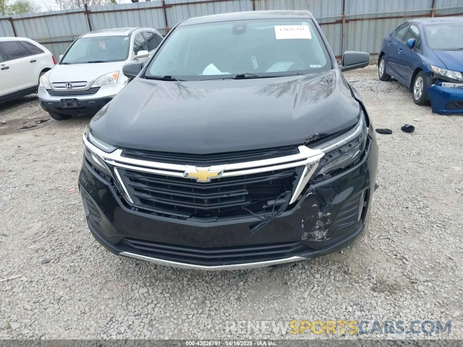 12 fotografías del automóvil dañado 3GNAXKEVXNL100804 CHEVROLET EQUINOX 2022