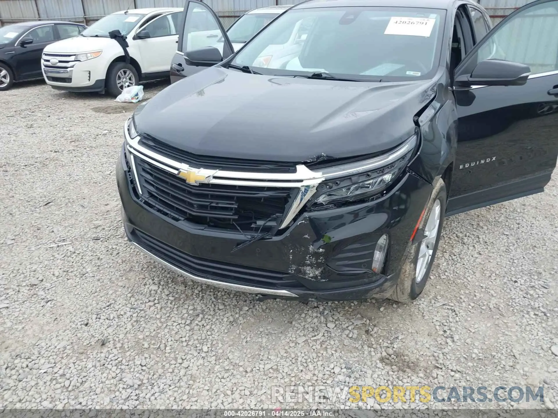 6 fotografías del automóvil dañado 3GNAXKEVXNL100804 CHEVROLET EQUINOX 2022