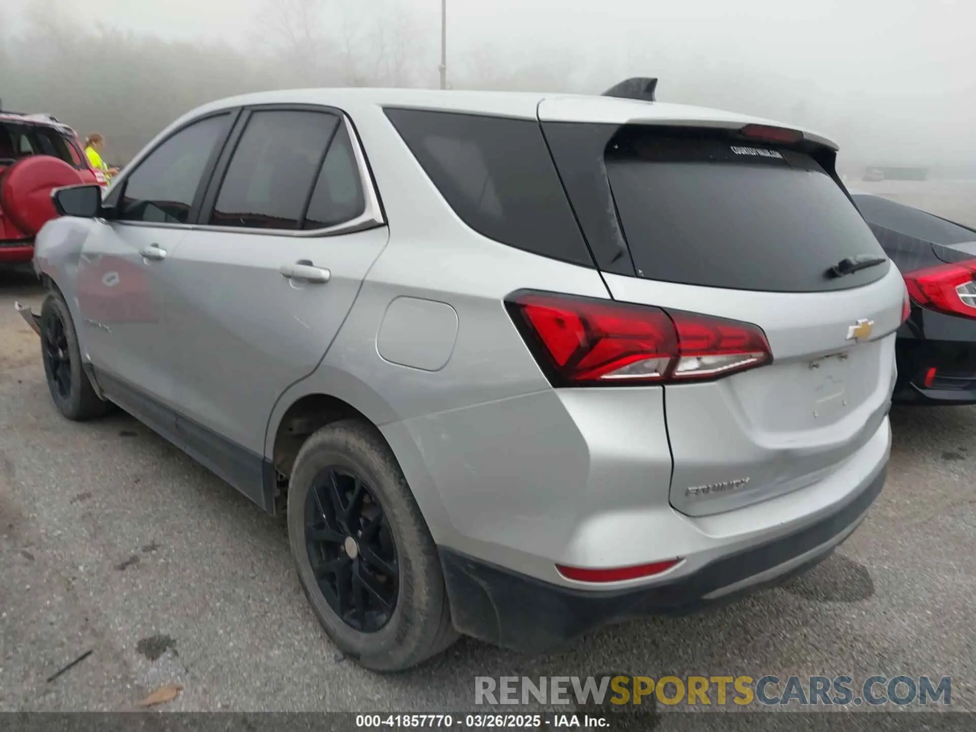 3 fotografías del automóvil dañado 3GNAXKEVXNL177320 CHEVROLET EQUINOX 2022