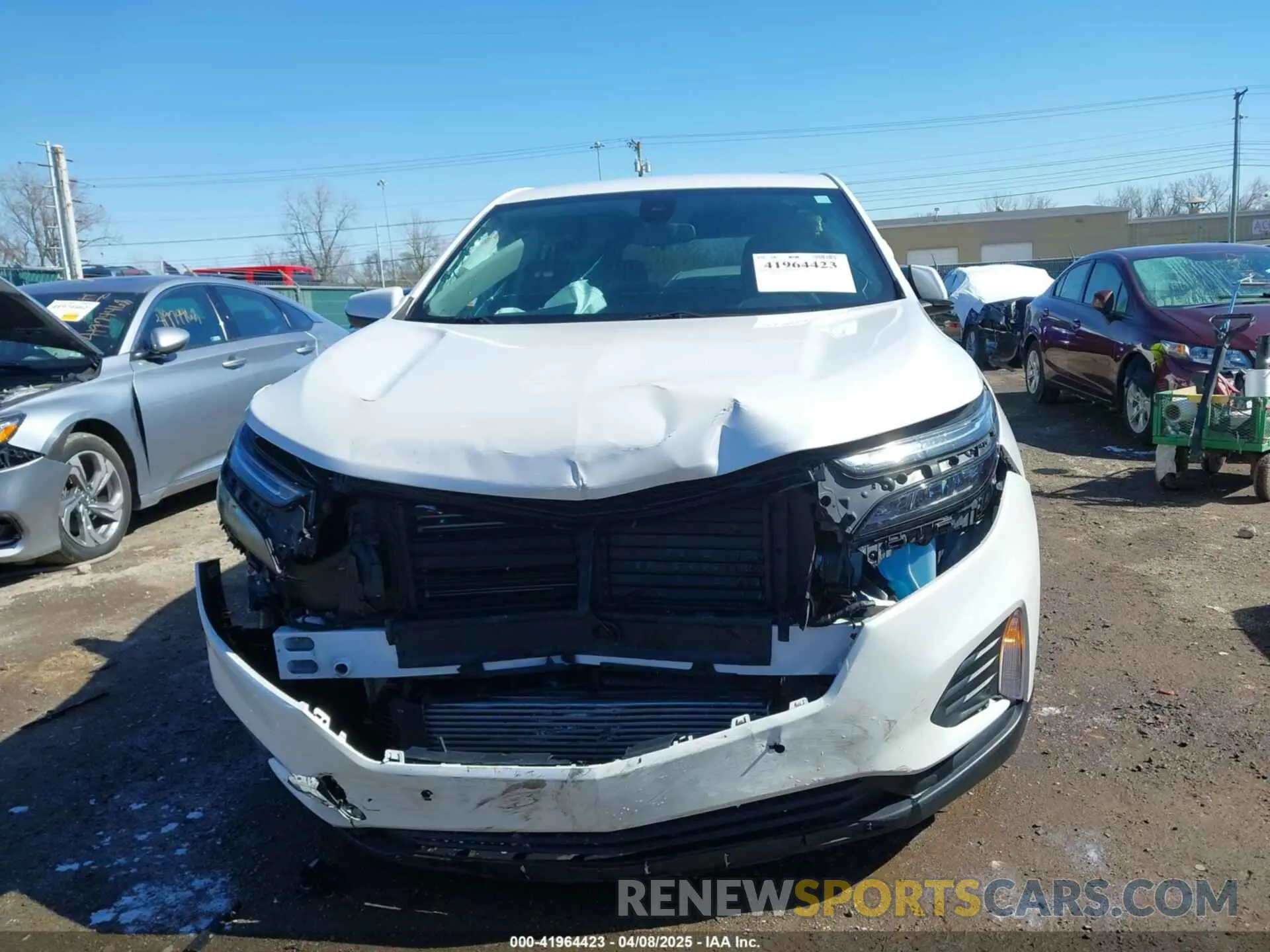 12 fotografías del automóvil dañado 3GNAXKEVXNL261573 CHEVROLET EQUINOX 2022