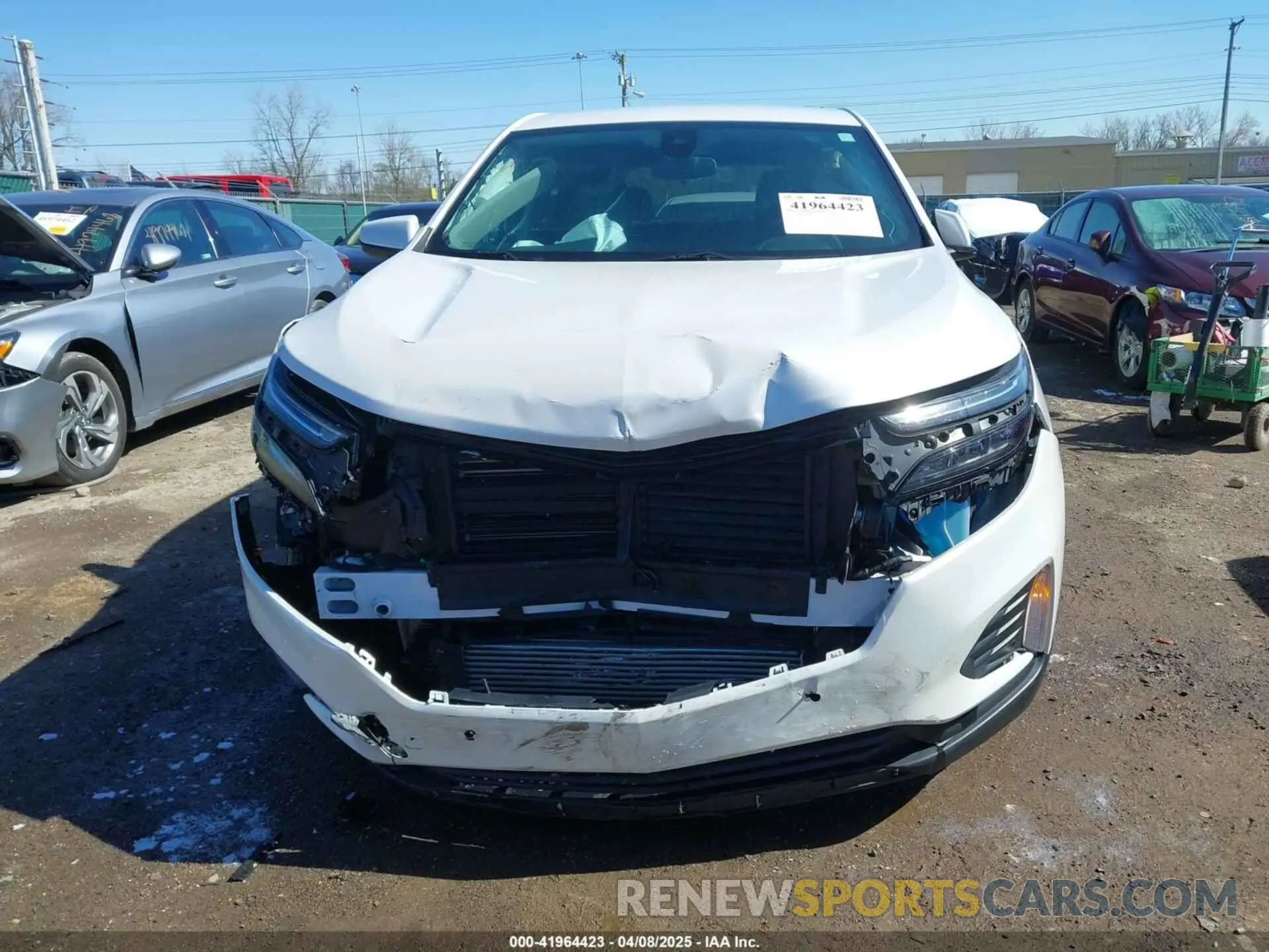 6 fotografías del automóvil dañado 3GNAXKEVXNL261573 CHEVROLET EQUINOX 2022