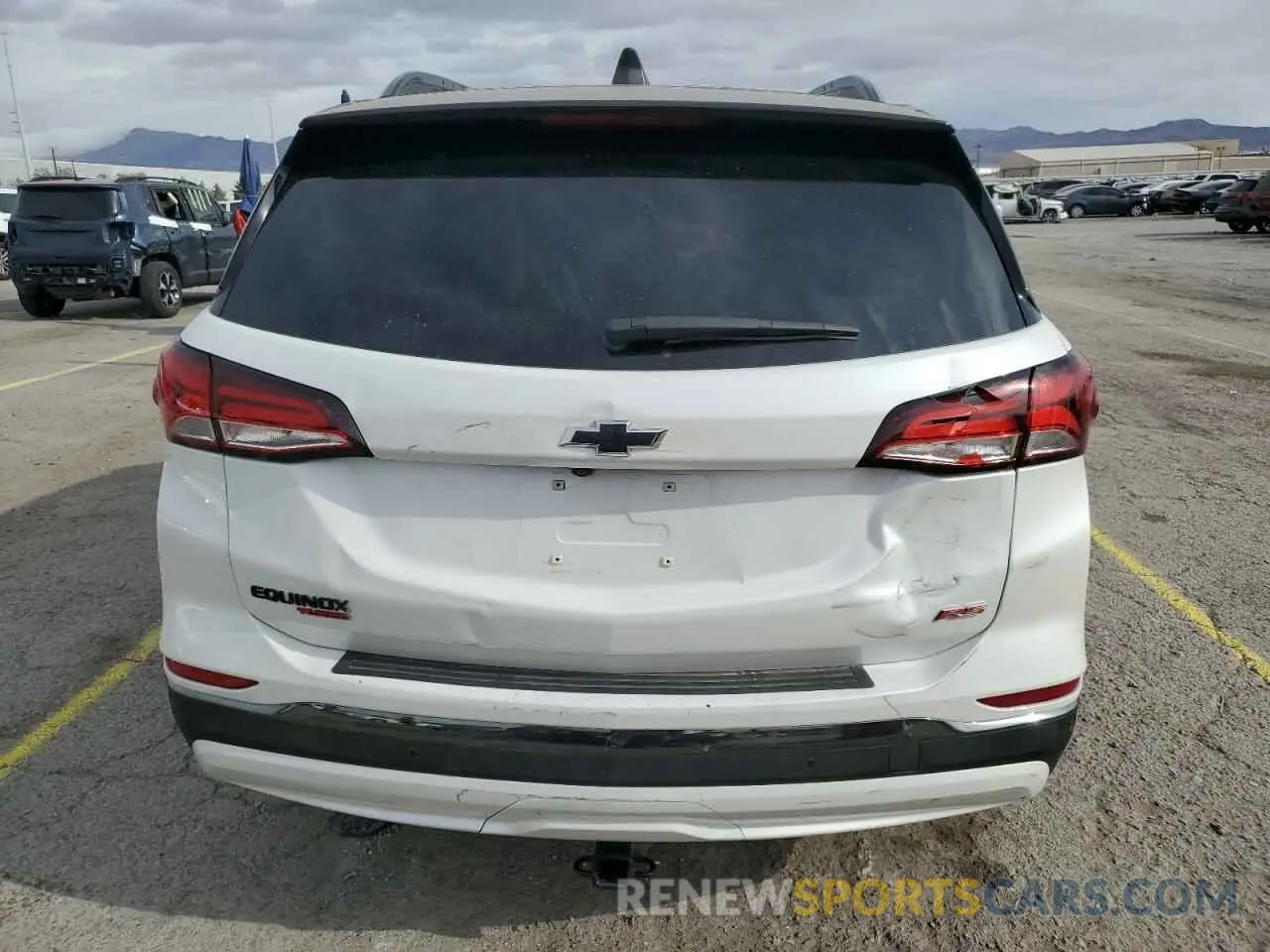 6 fotografías del automóvil dañado 3GNAXMEV0NS186609 CHEVROLET EQUINOX 2022