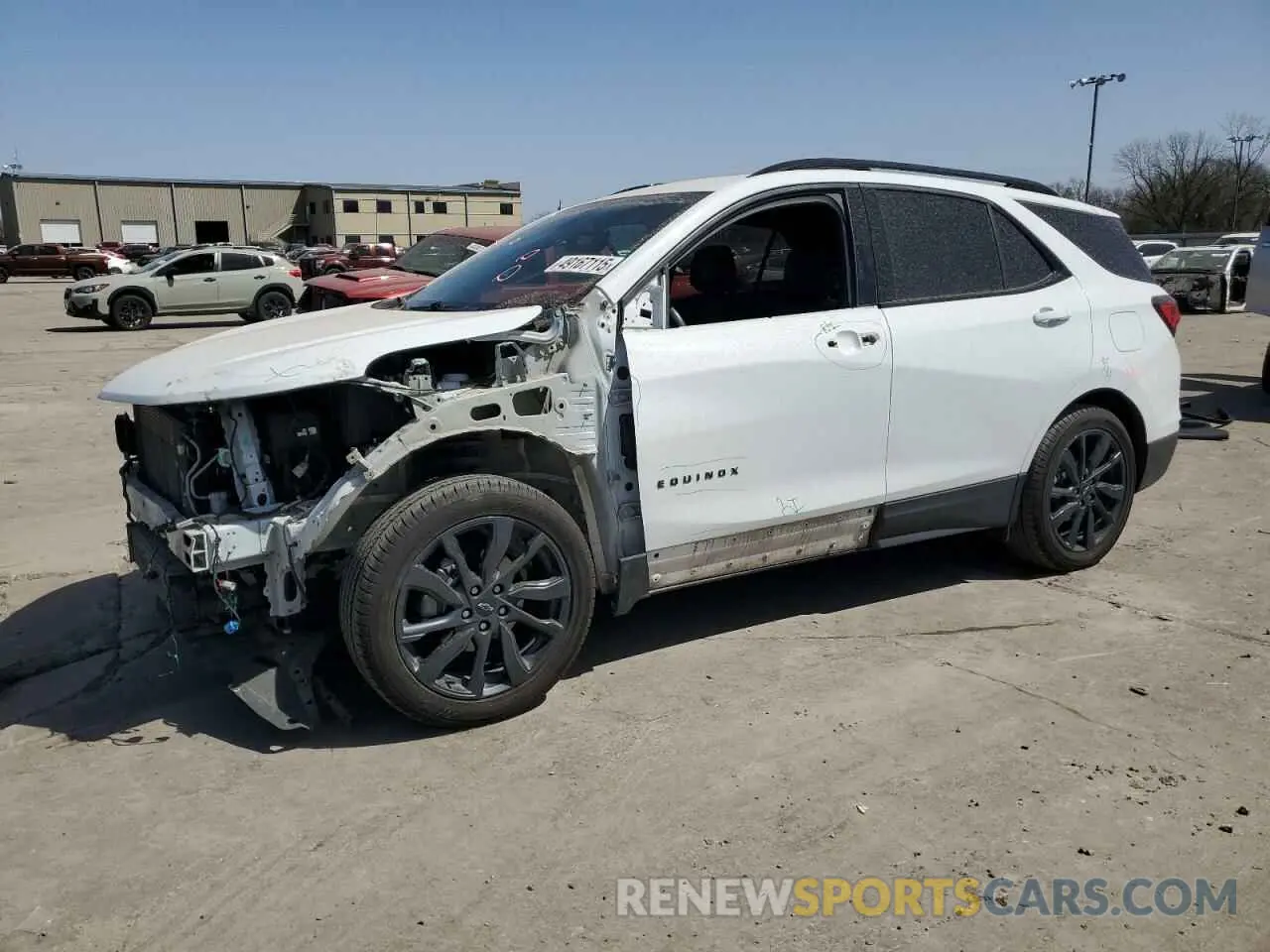 1 fotografías del automóvil dañado 3GNAXMEV0NS200363 CHEVROLET EQUINOX 2022