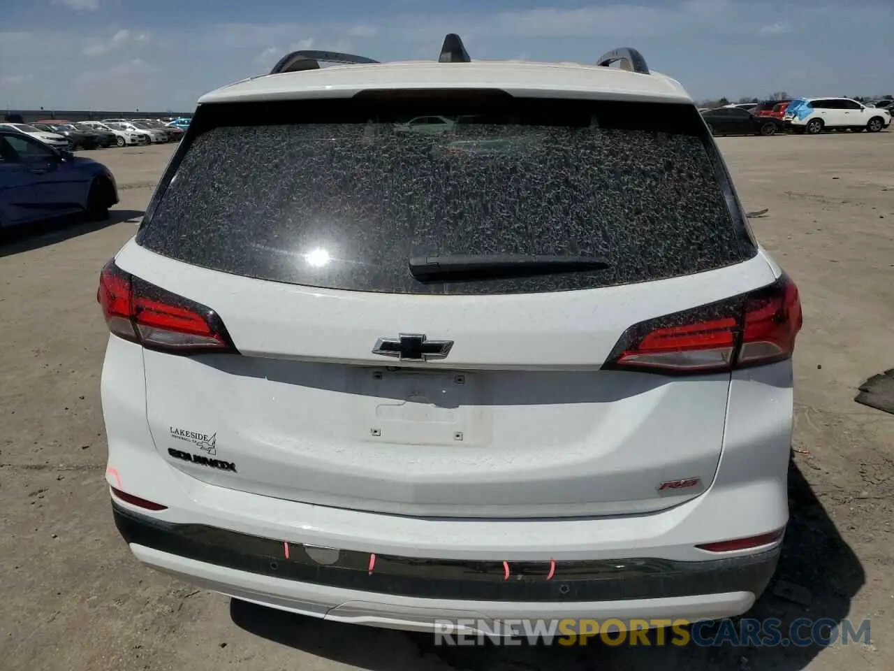 6 fotografías del automóvil dañado 3GNAXMEV0NS200363 CHEVROLET EQUINOX 2022