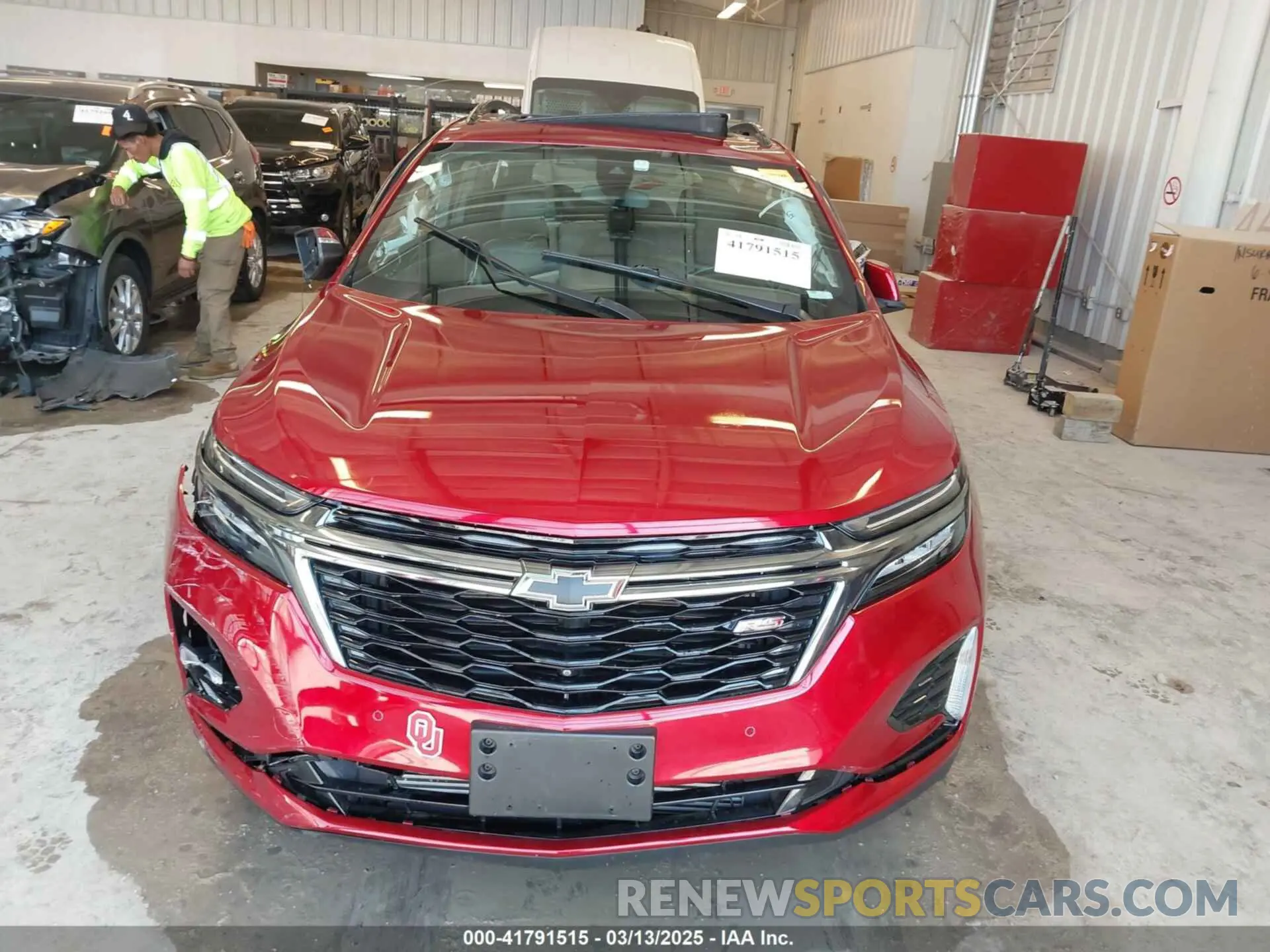 11 fotografías del automóvil dañado 3GNAXMEV1NS107156 CHEVROLET EQUINOX 2022