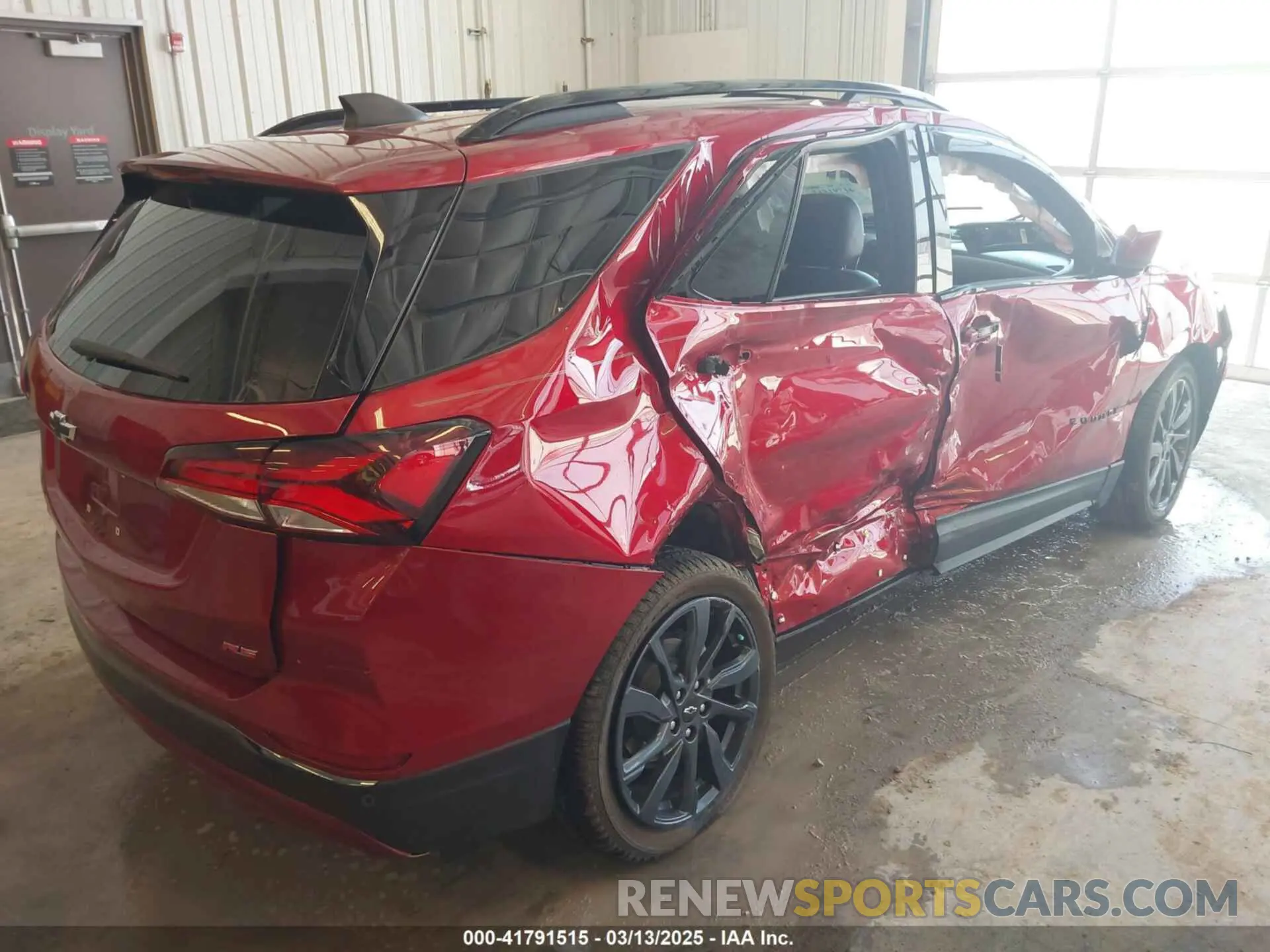4 fotografías del automóvil dañado 3GNAXMEV1NS107156 CHEVROLET EQUINOX 2022