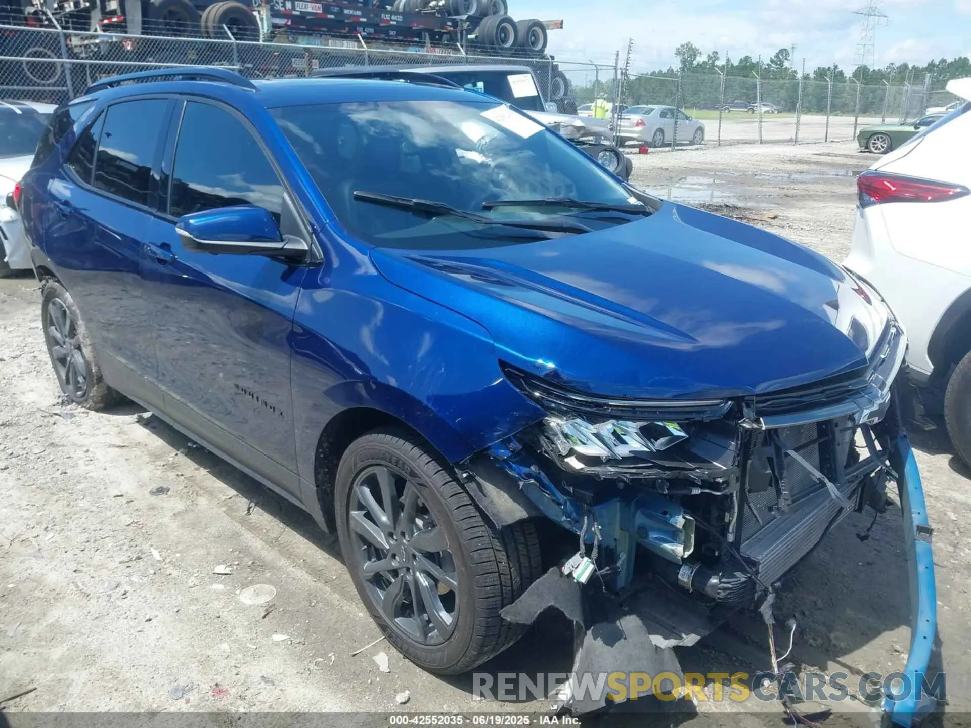 1 fotografías del automóvil dañado 3GNAXMEV1NS141050 CHEVROLET EQUINOX 2022