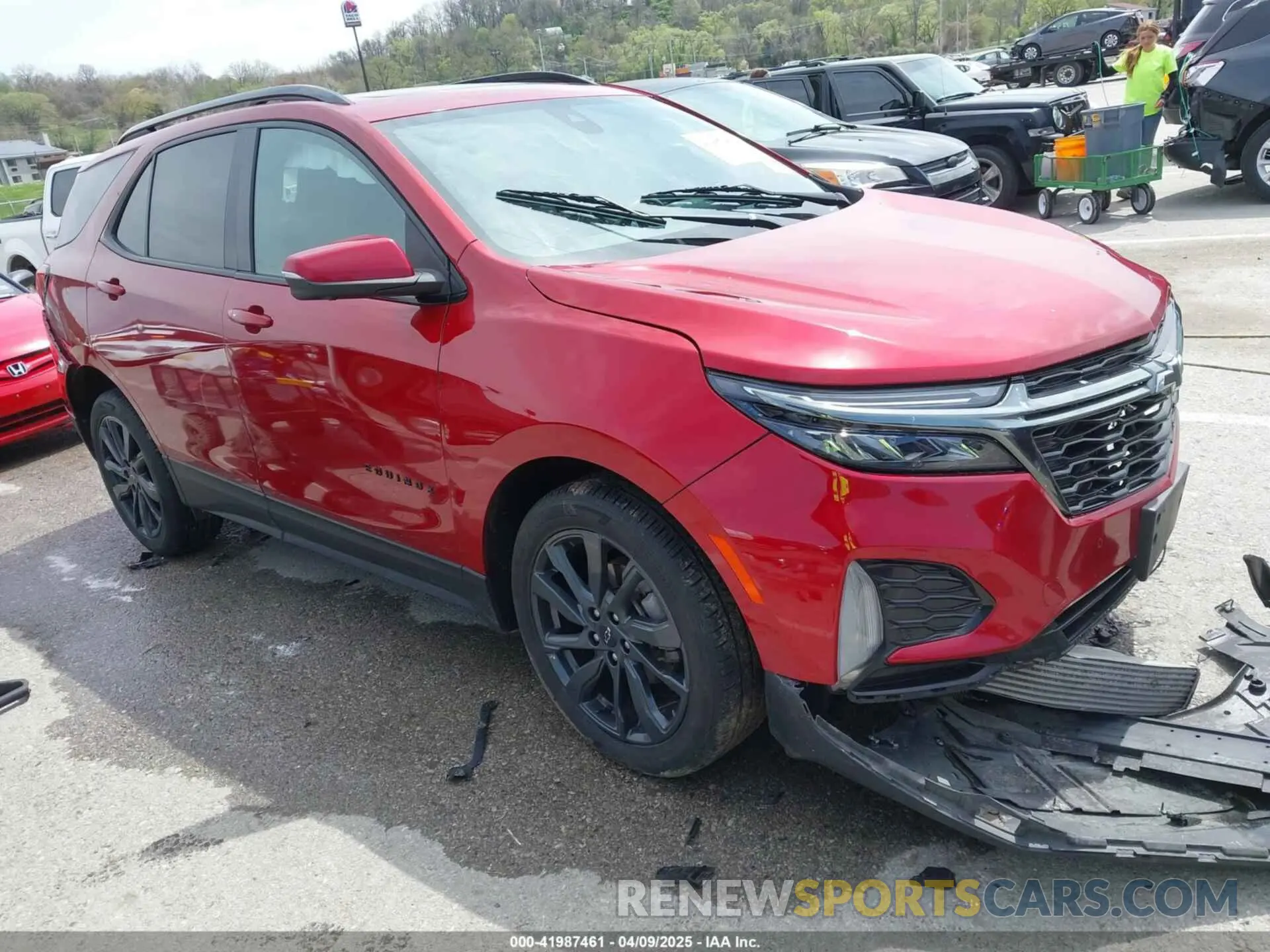 1 fotografías del automóvil dañado 3GNAXMEV3NS119602 CHEVROLET EQUINOX 2022