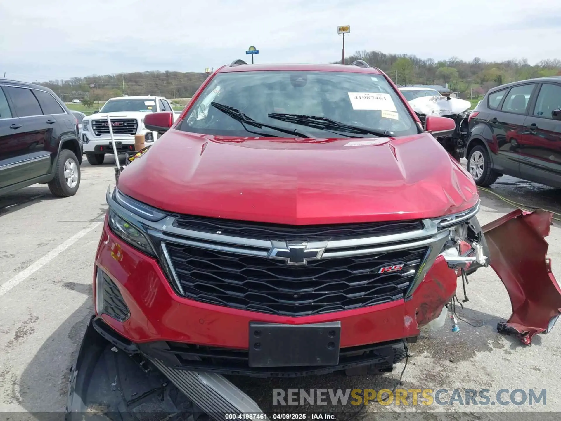 12 fotografías del automóvil dañado 3GNAXMEV3NS119602 CHEVROLET EQUINOX 2022