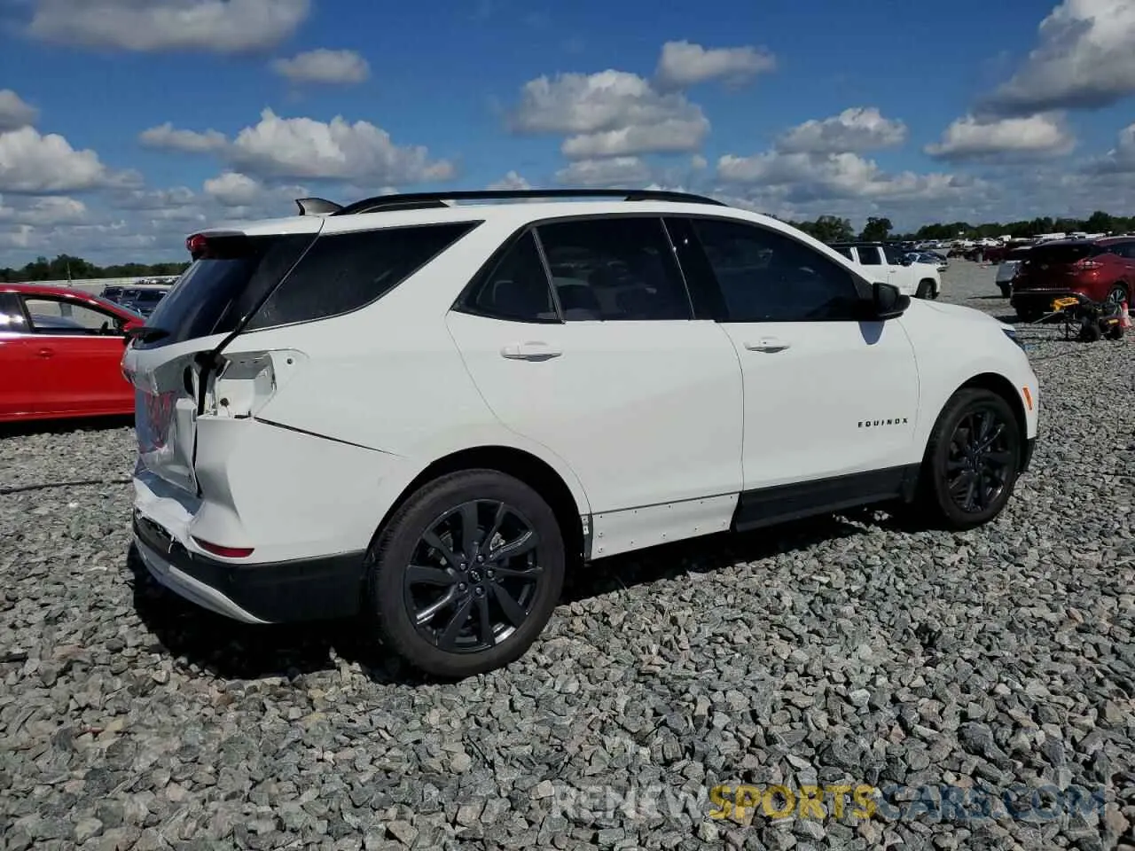 3 fotografías del automóvil dañado 3GNAXMEV5NS116345 CHEVROLET EQUINOX 2022