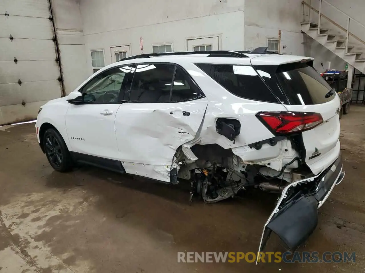2 fotografías del automóvil dañado 3GNAXMEV8NS120941 CHEVROLET EQUINOX 2022