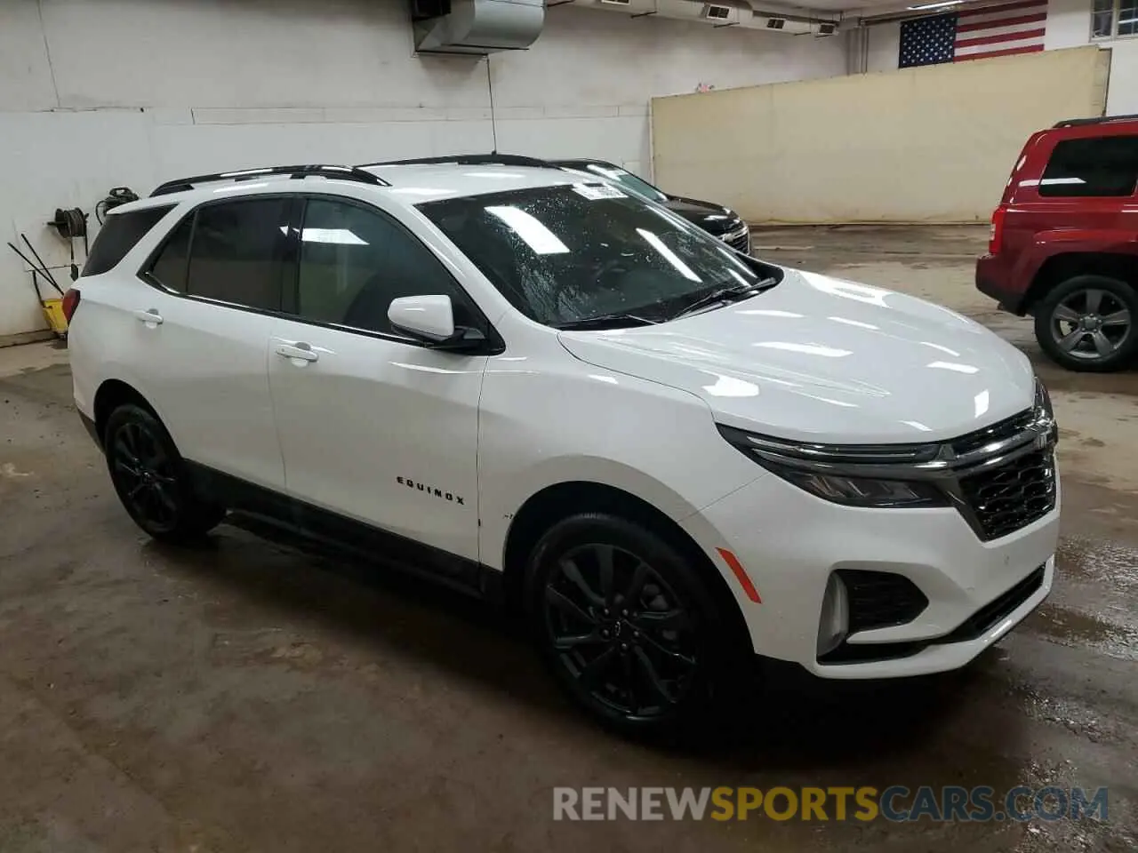 4 fotografías del automóvil dañado 3GNAXMEV8NS120941 CHEVROLET EQUINOX 2022