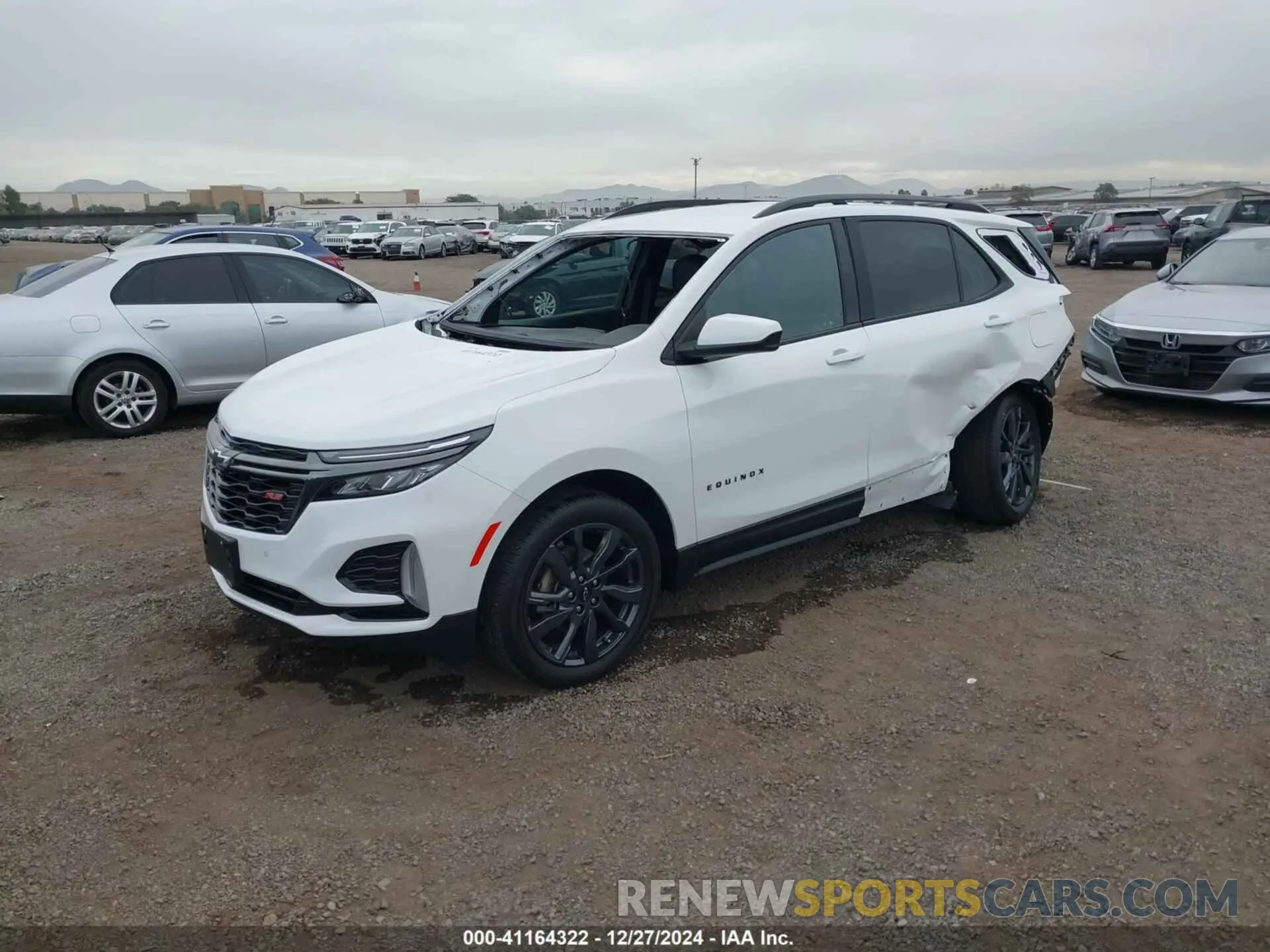 2 fotografías del automóvil dañado 3GNAXMEV8NS189953 CHEVROLET EQUINOX 2022
