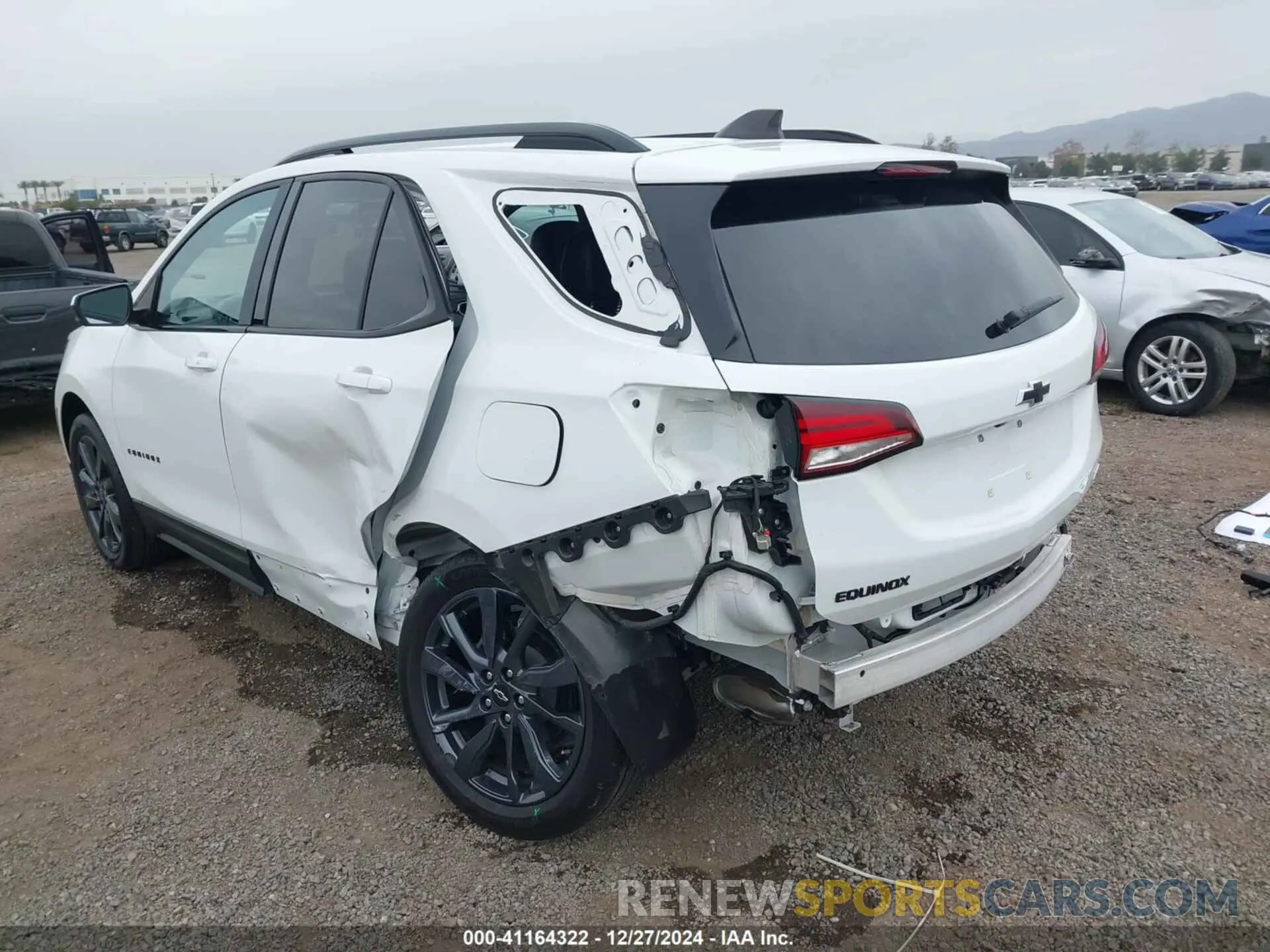 6 fotografías del automóvil dañado 3GNAXMEV8NS189953 CHEVROLET EQUINOX 2022