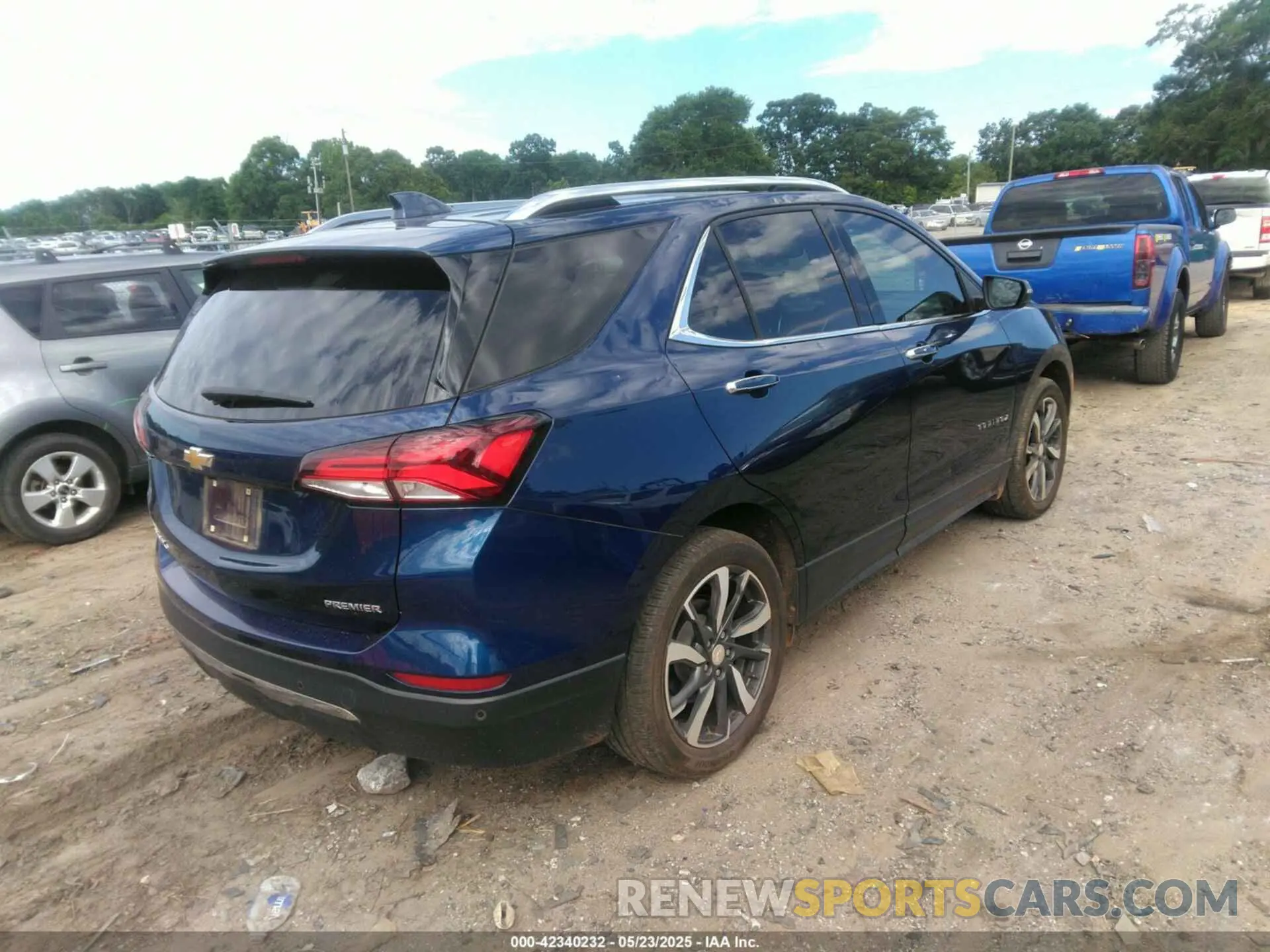 4 fotografías del automóvil dañado 3GNAXNEV1NS182042 CHEVROLET EQUINOX 2022