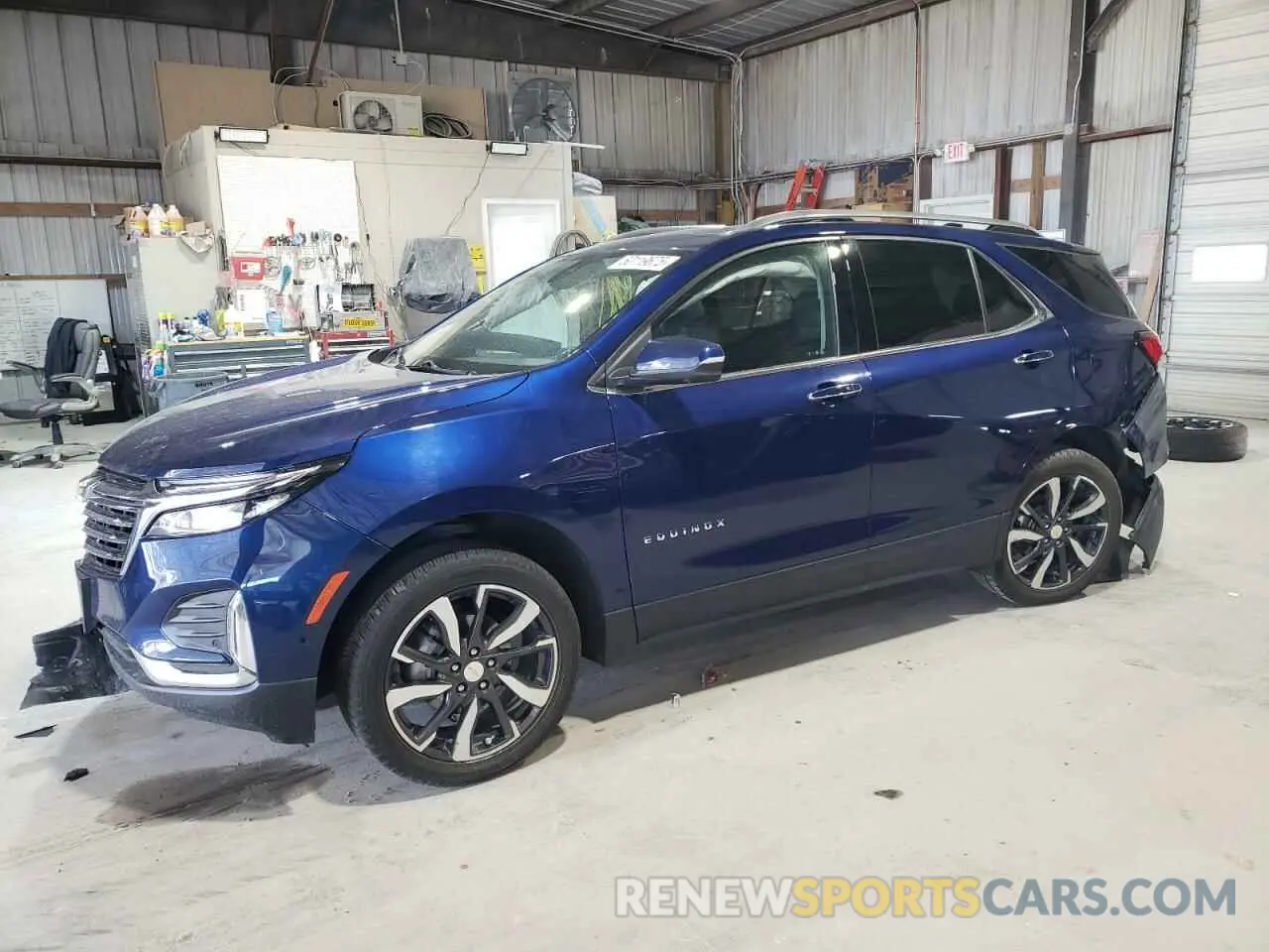 1 fotografías del automóvil dañado 3GNAXNEV6NS101200 CHEVROLET EQUINOX 2022