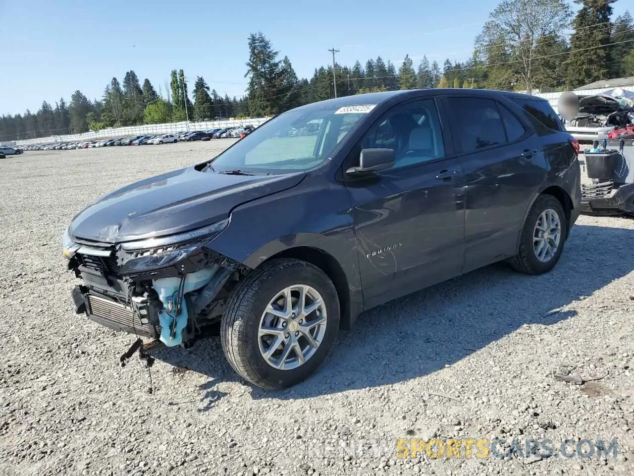 1 fotografías del automóvil dañado 3GNAXSEV0NS176070 CHEVROLET EQUINOX 2022