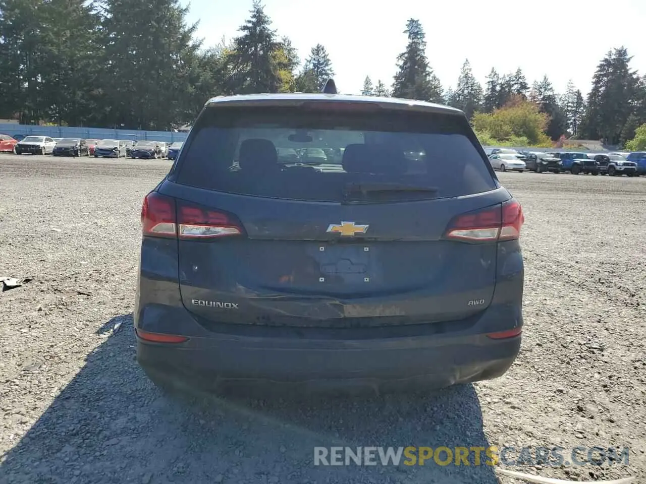6 fotografías del automóvil dañado 3GNAXSEV0NS176070 CHEVROLET EQUINOX 2022