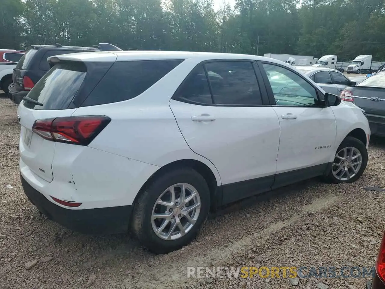 3 fotografías del automóvil dañado 3GNAXSEV0NS207690 CHEVROLET EQUINOX 2022