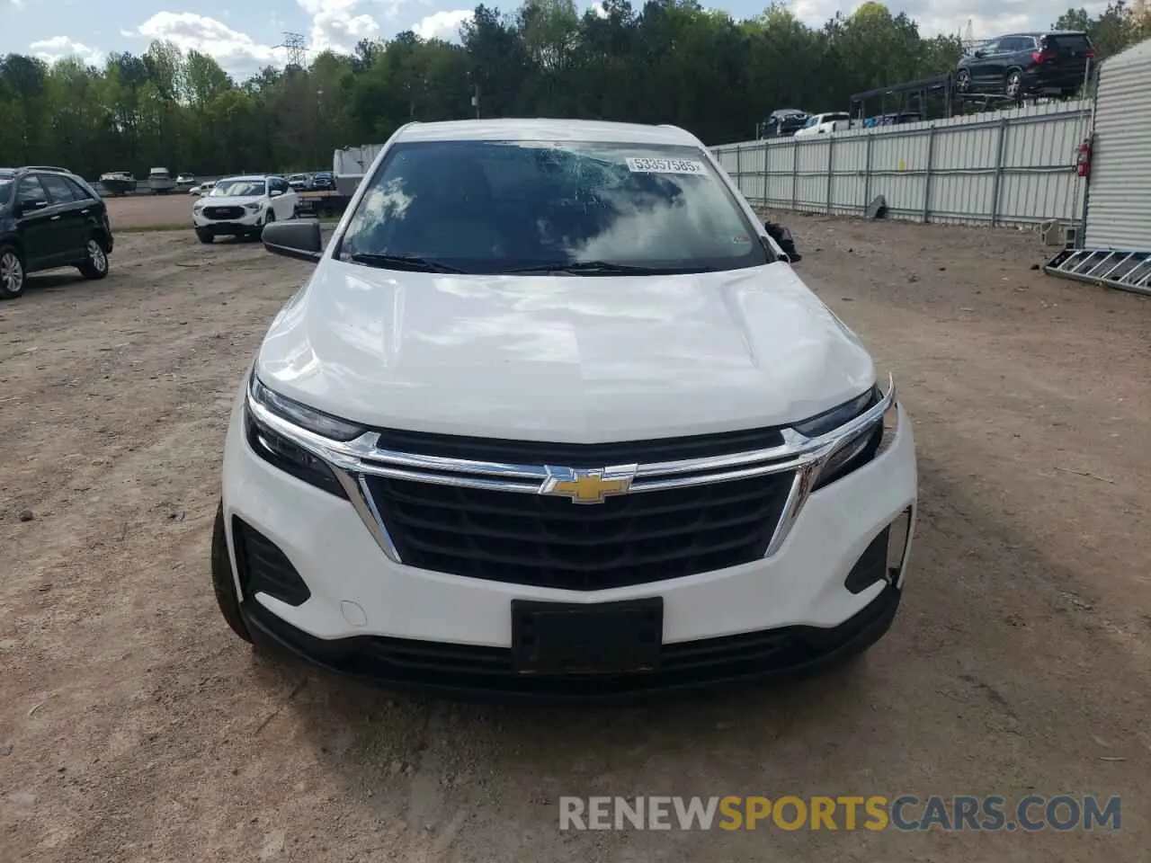 5 fotografías del automóvil dañado 3GNAXSEV0NS207690 CHEVROLET EQUINOX 2022