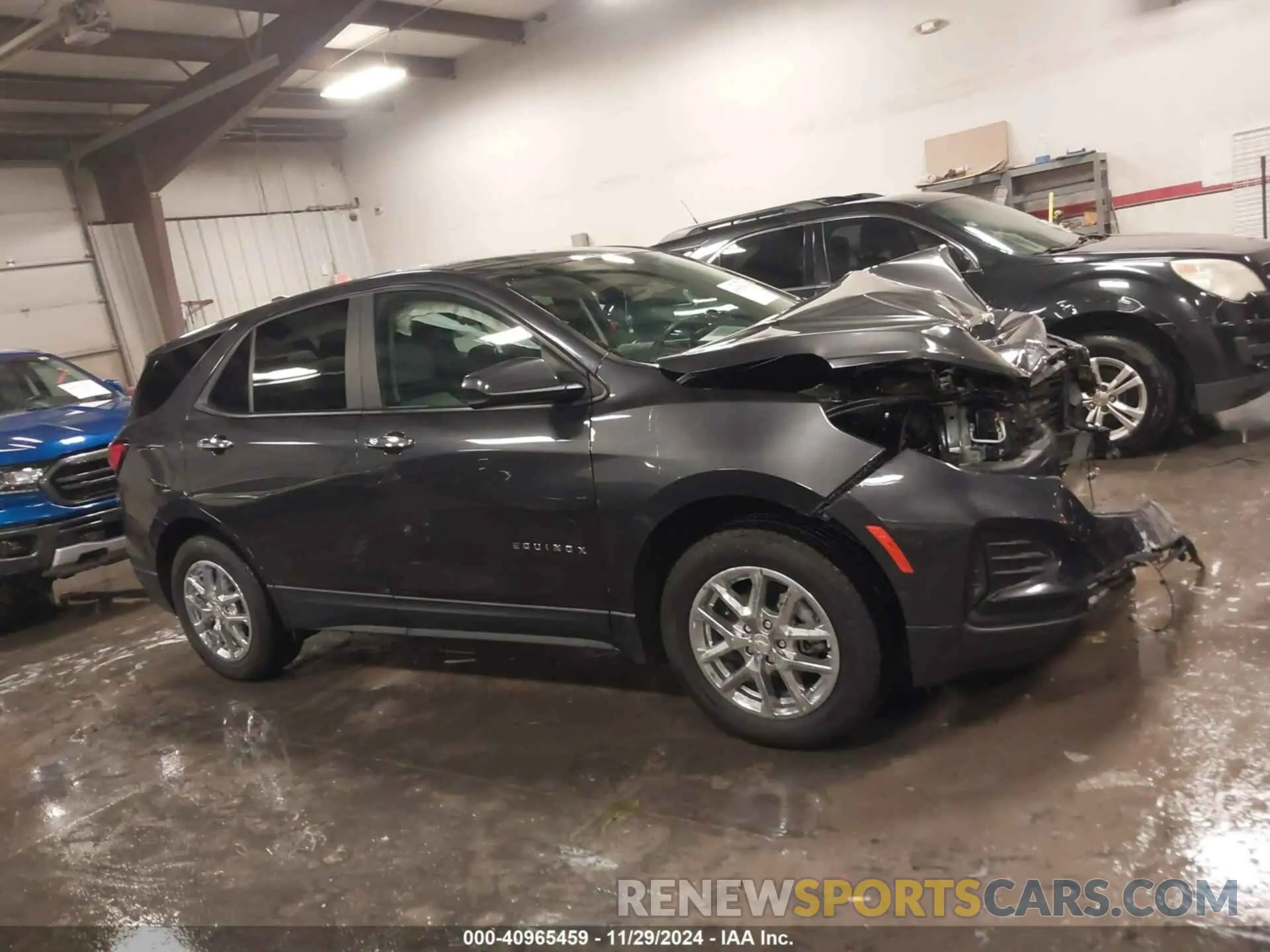 14 fotografías del automóvil dañado 3GNAXSEV1NS172125 CHEVROLET EQUINOX 2022
