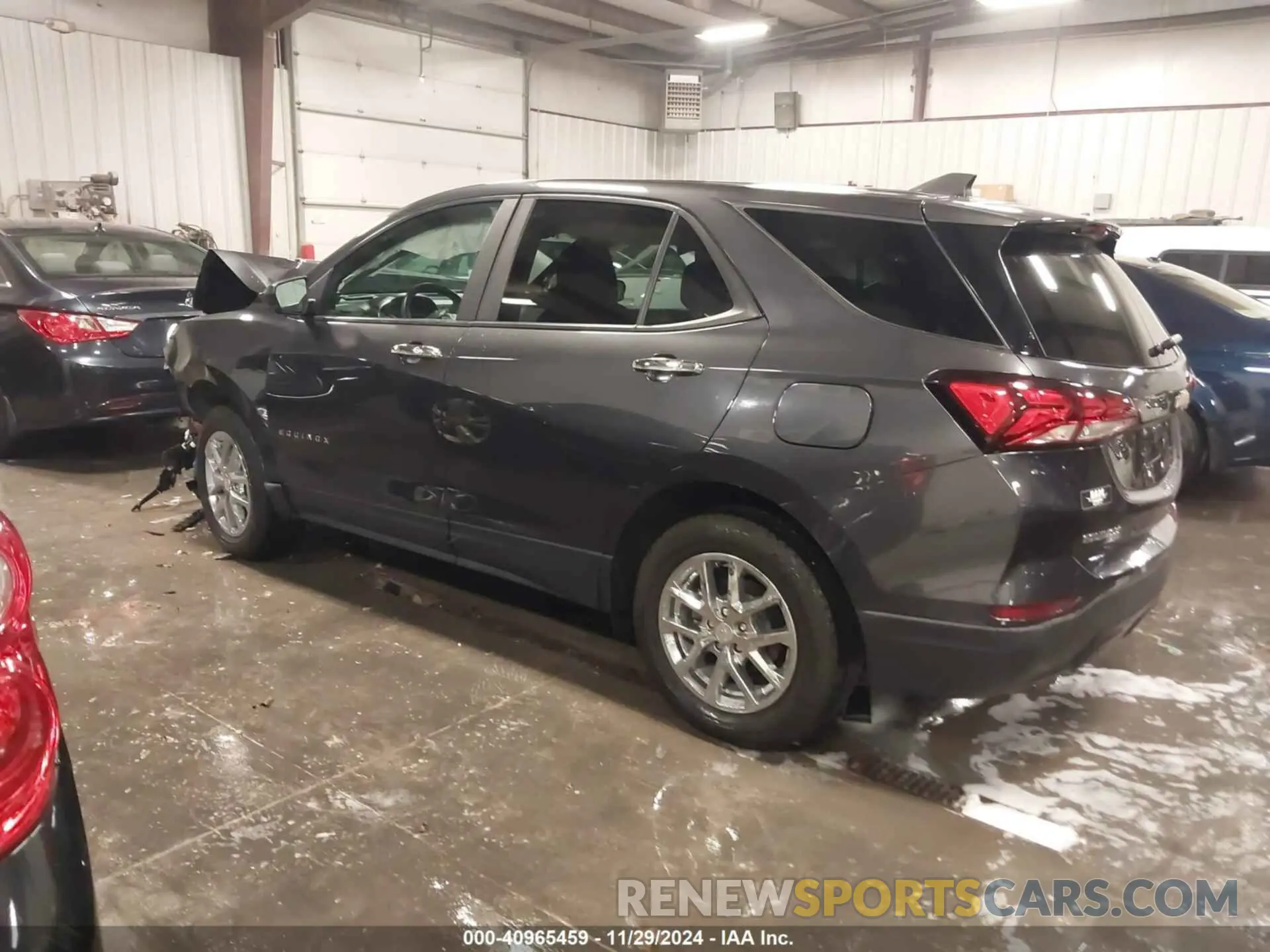 3 fotografías del automóvil dañado 3GNAXSEV1NS172125 CHEVROLET EQUINOX 2022