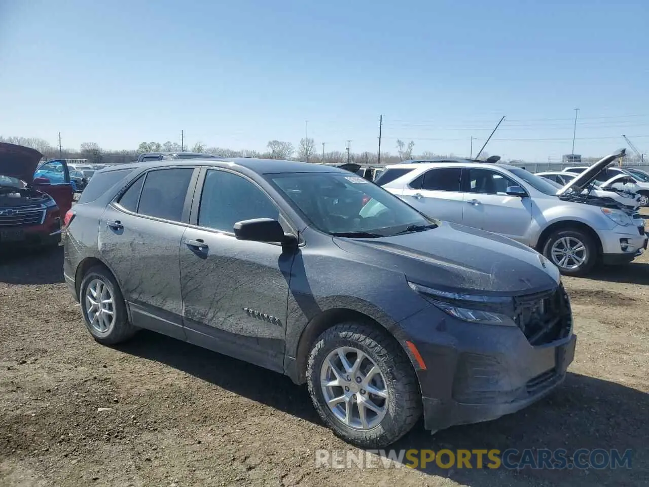 4 fotografías del automóvil dañado 3GNAXSEV2NS179732 CHEVROLET EQUINOX 2022