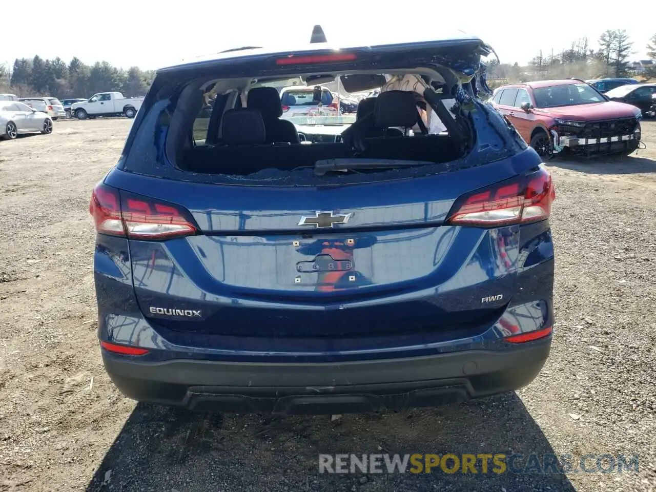 6 fotografías del automóvil dañado 3GNAXSEV6NS164800 CHEVROLET EQUINOX 2022