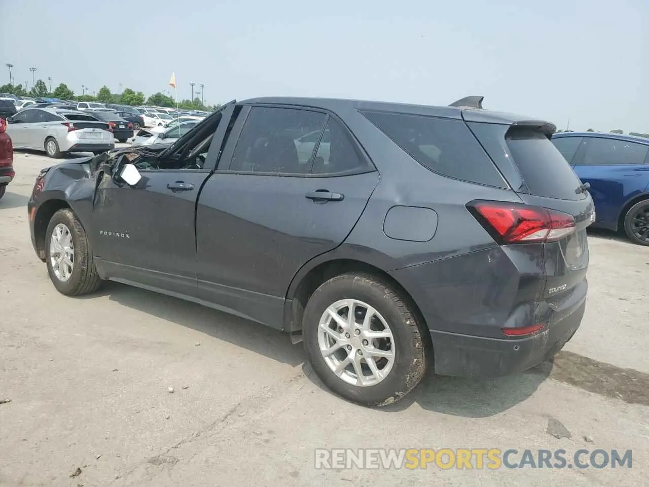 2 fotografías del automóvil dañado 3GNAXSEV9NS163074 CHEVROLET EQUINOX 2022