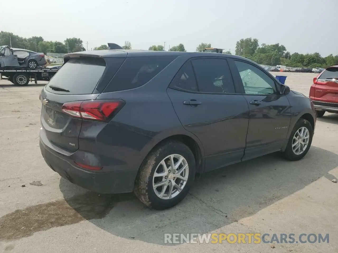 3 fotografías del automóvil dañado 3GNAXSEV9NS163074 CHEVROLET EQUINOX 2022