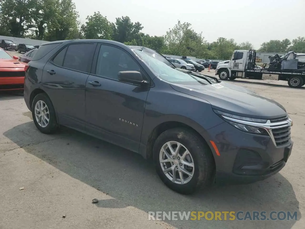 4 fotografías del automóvil dañado 3GNAXSEV9NS163074 CHEVROLET EQUINOX 2022