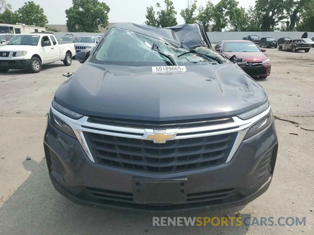 5 fotografías del automóvil dañado 3GNAXSEV9NS163074 CHEVROLET EQUINOX 2022