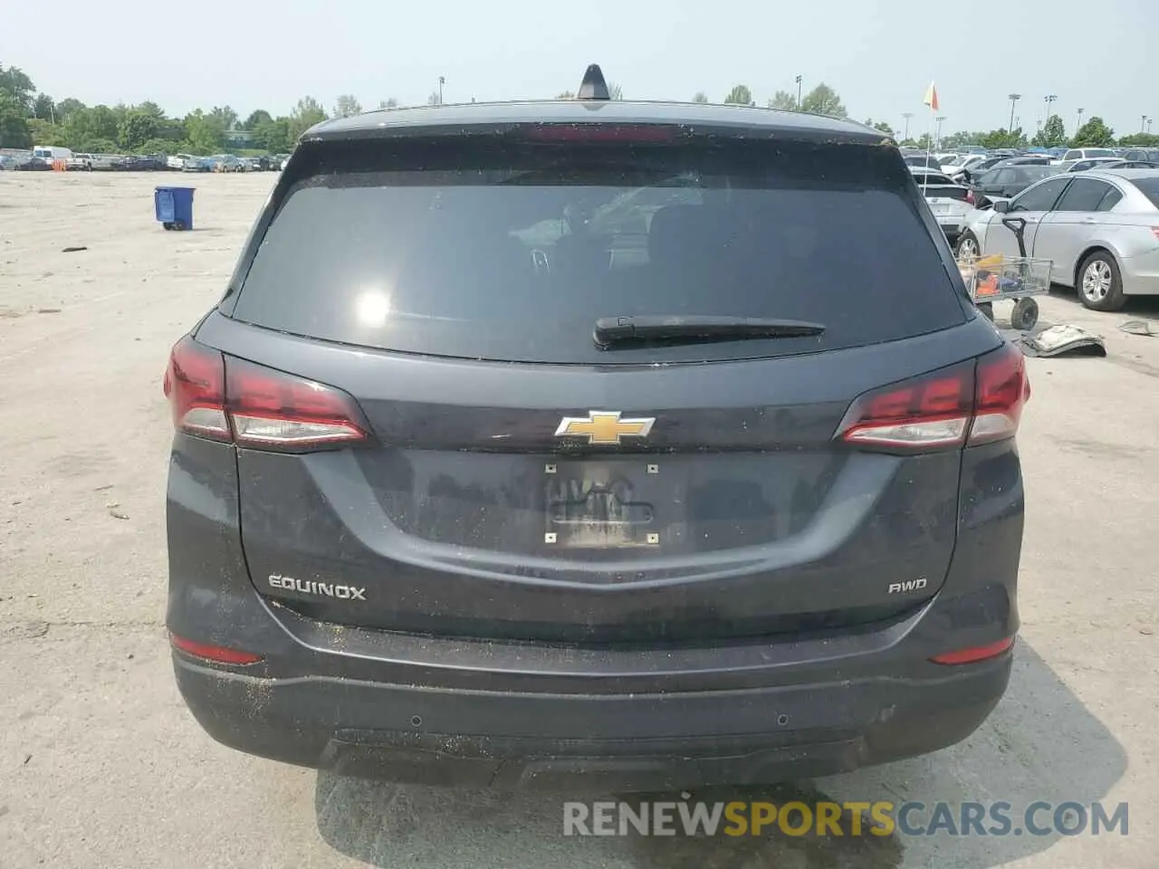 6 fotografías del automóvil dañado 3GNAXSEV9NS163074 CHEVROLET EQUINOX 2022