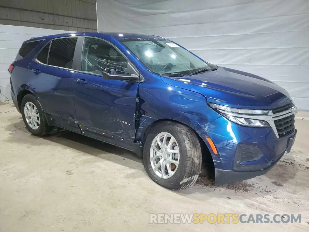 4 fotografías del automóvil dañado 3GNAXSEV9NS219045 CHEVROLET EQUINOX 2022