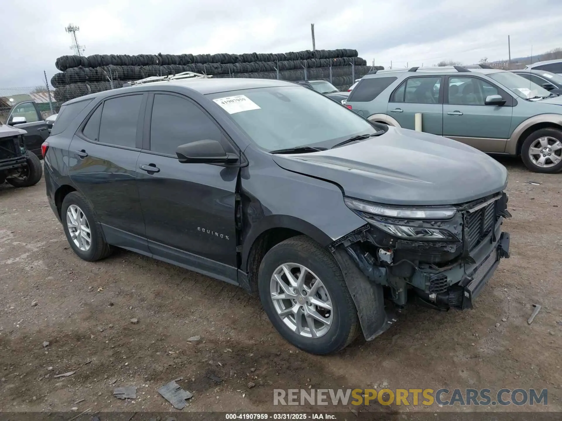 1 fotografías del automóvil dañado 3GNAXSEVXNS207129 CHEVROLET EQUINOX 2022