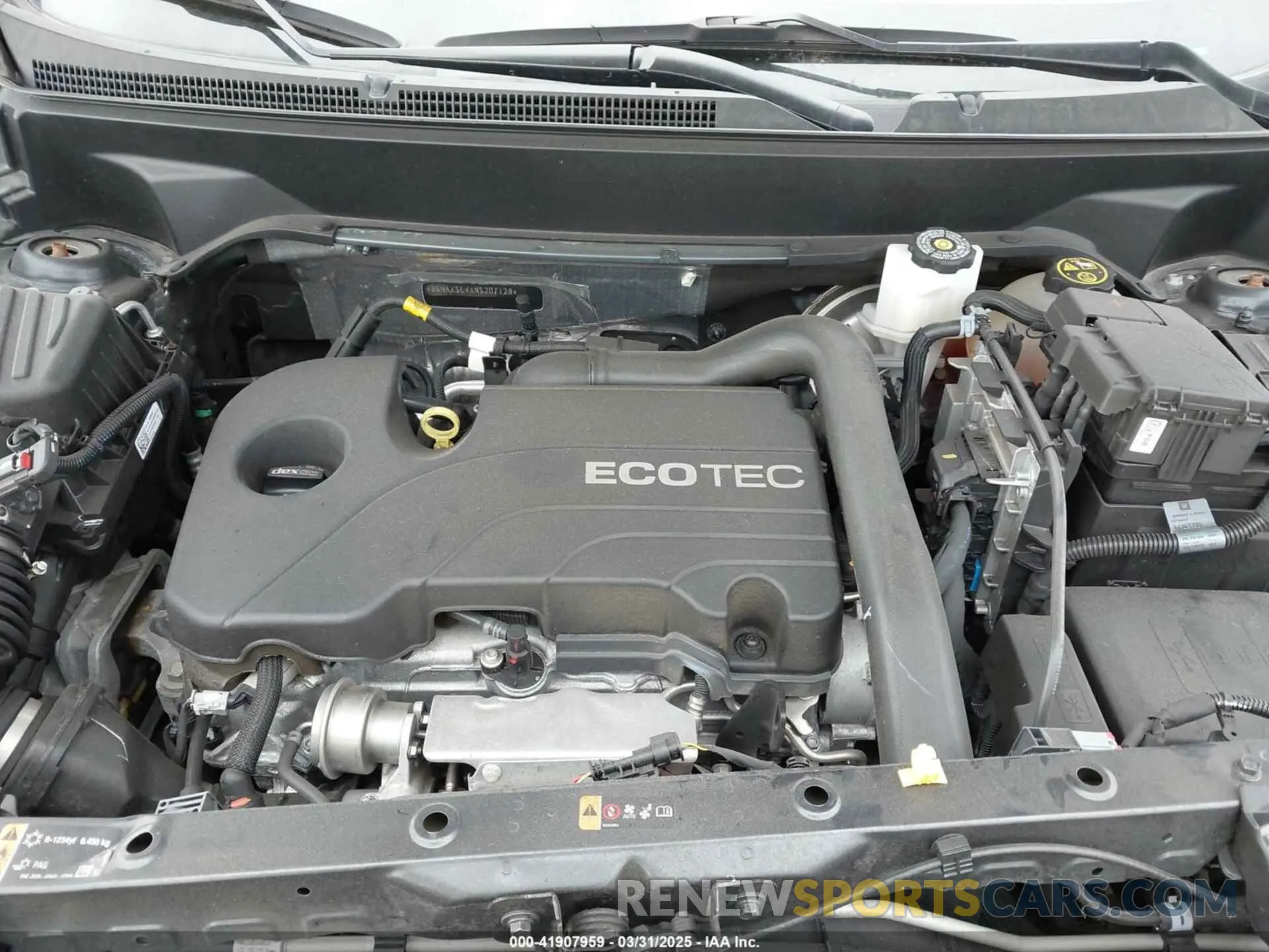 10 fotografías del automóvil dañado 3GNAXSEVXNS207129 CHEVROLET EQUINOX 2022