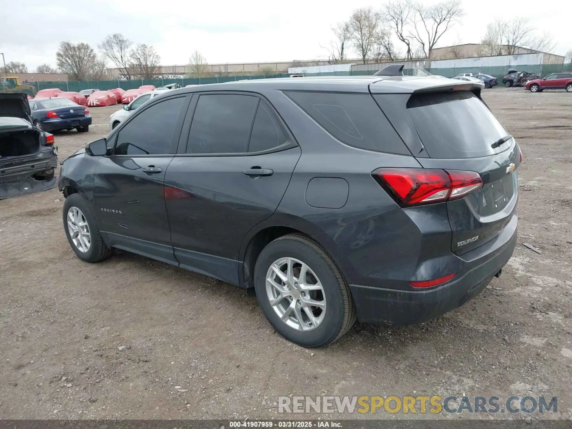 3 fotografías del automóvil dañado 3GNAXSEVXNS207129 CHEVROLET EQUINOX 2022