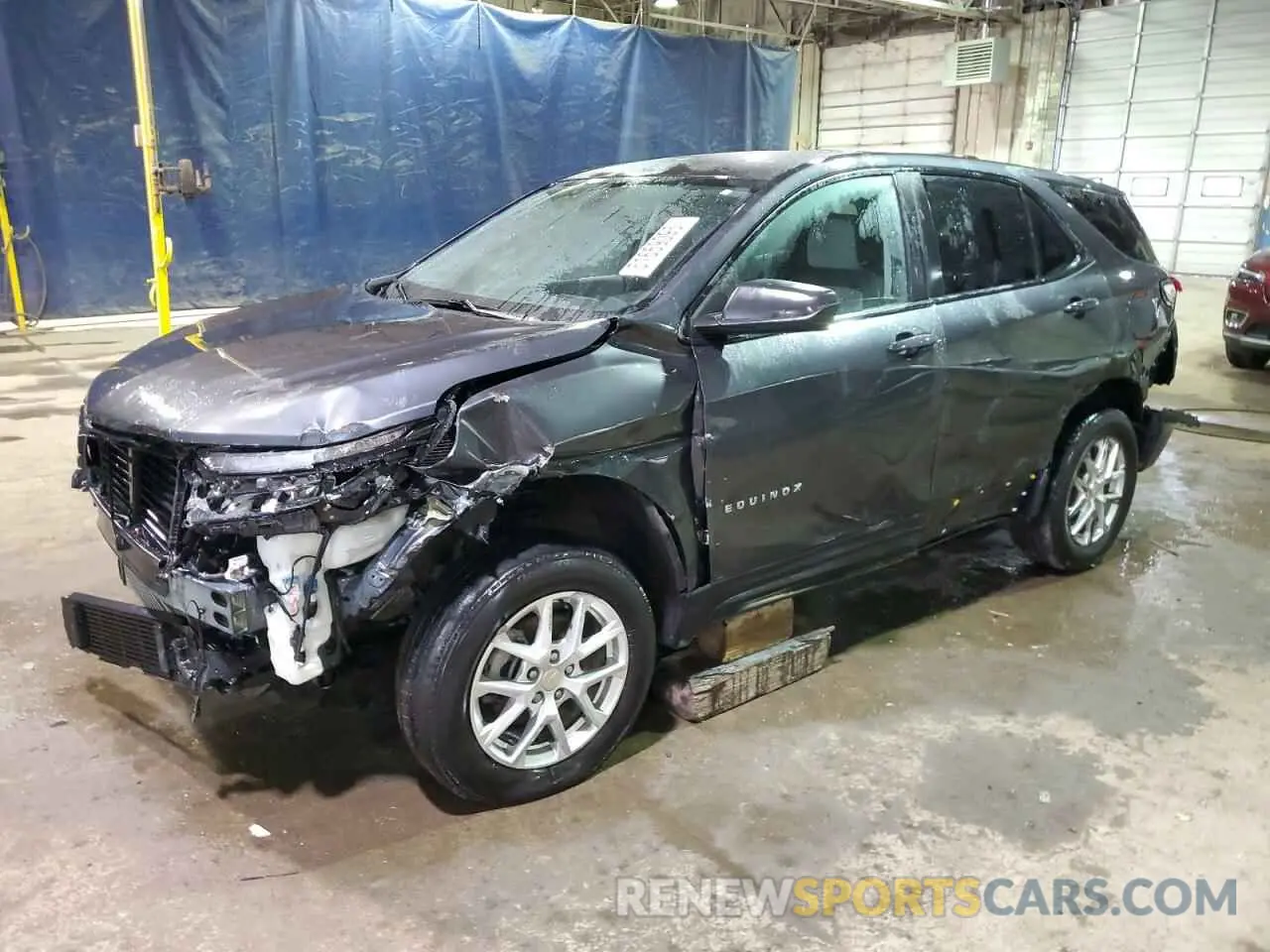 1 fotografías del automóvil dañado 3GNAXSEVXNS222942 CHEVROLET EQUINOX 2022
